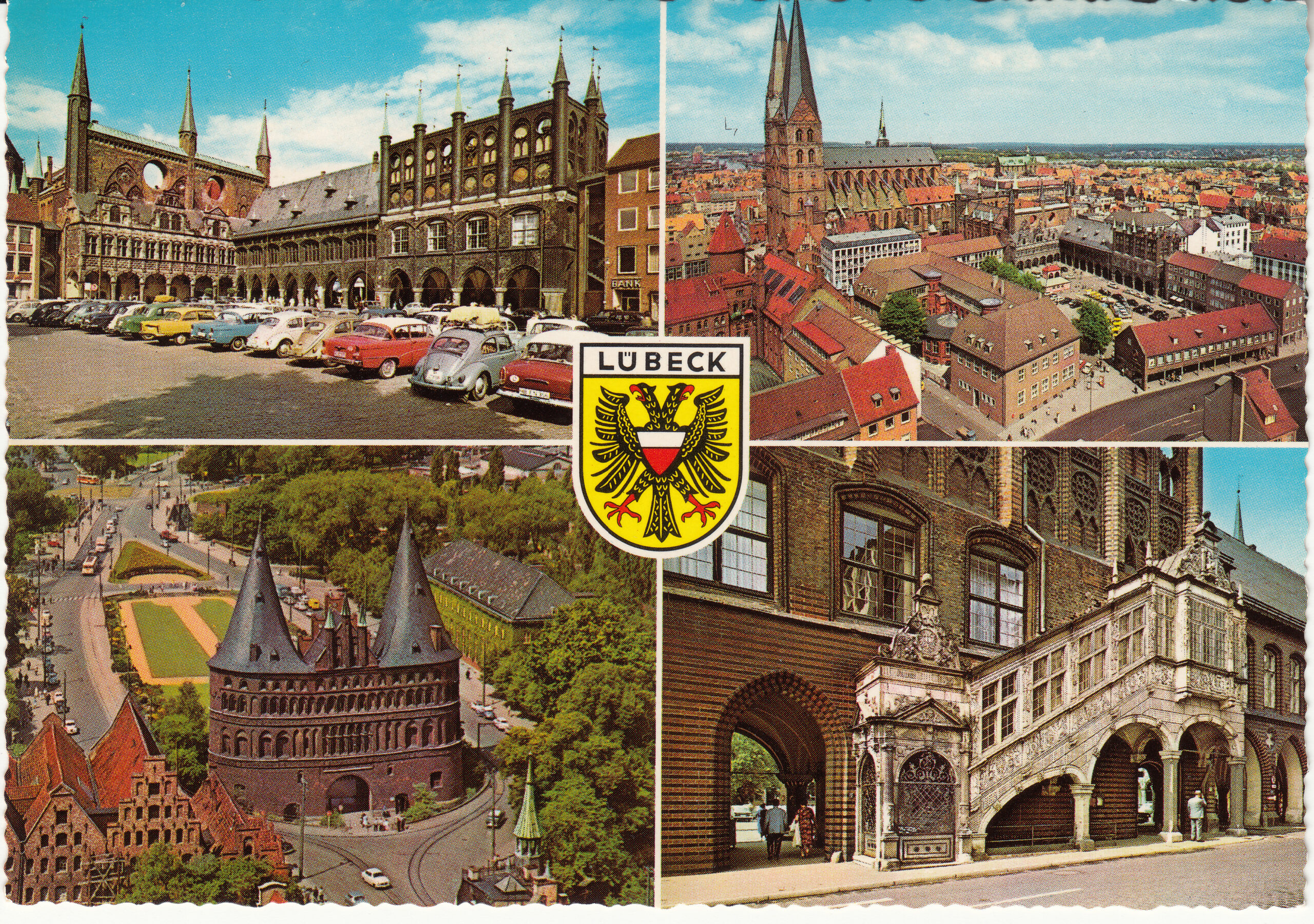 0.982- 10 Krüger Postcard Germany Lübeck
