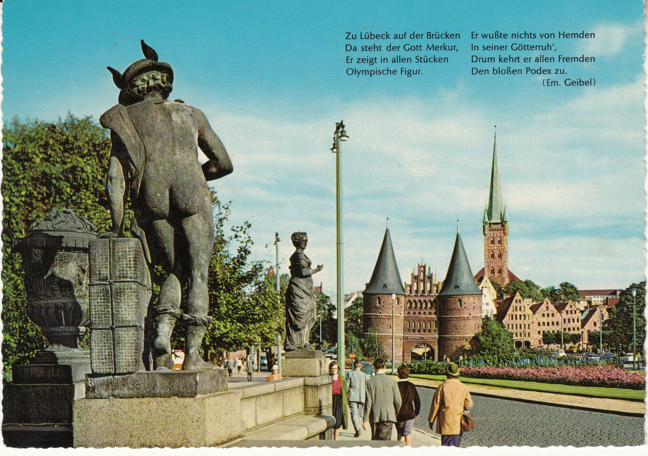 0.982- 11 Krüger Postcard Germany Lübeck