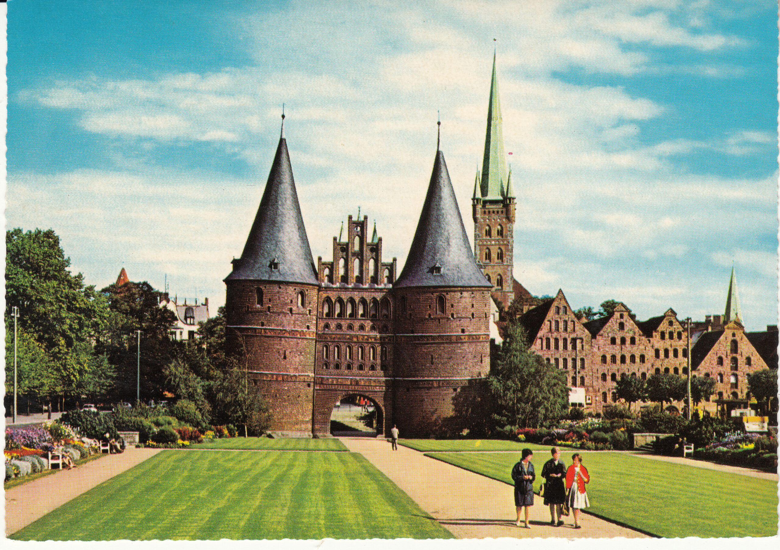 0.982- 13 Krüger Postcard Germany Lübeck