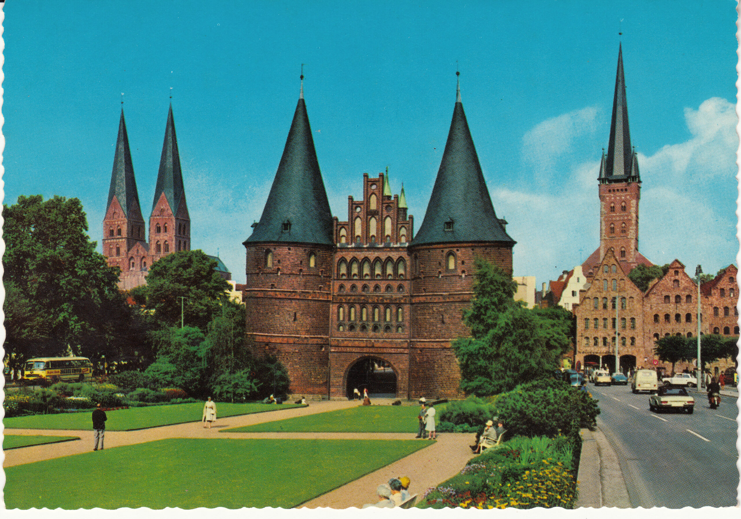 0.982- 16 Krüger Postcard Germany Lübeck