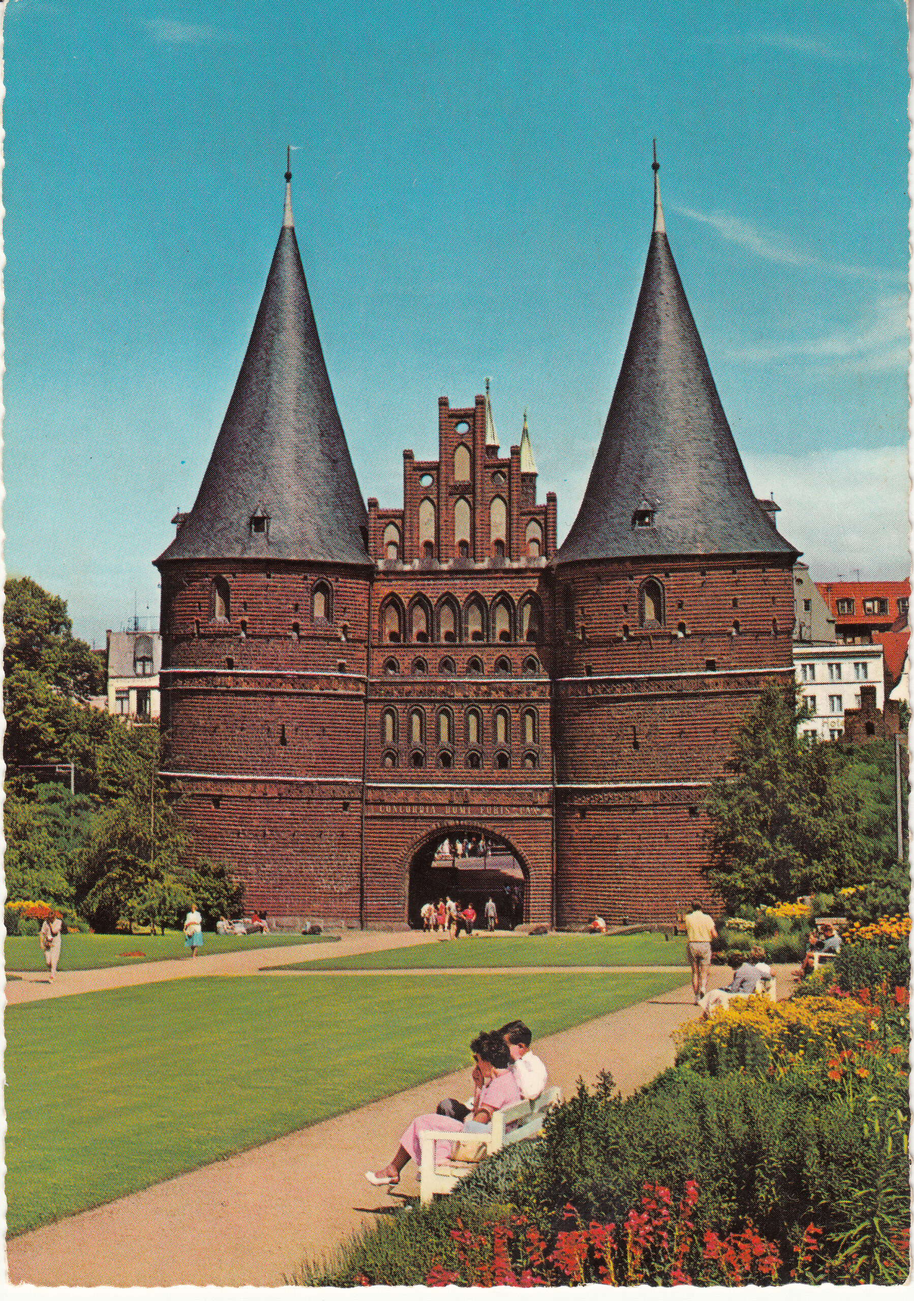 0.982- 2 Krüger Postcard Germany Lübeck