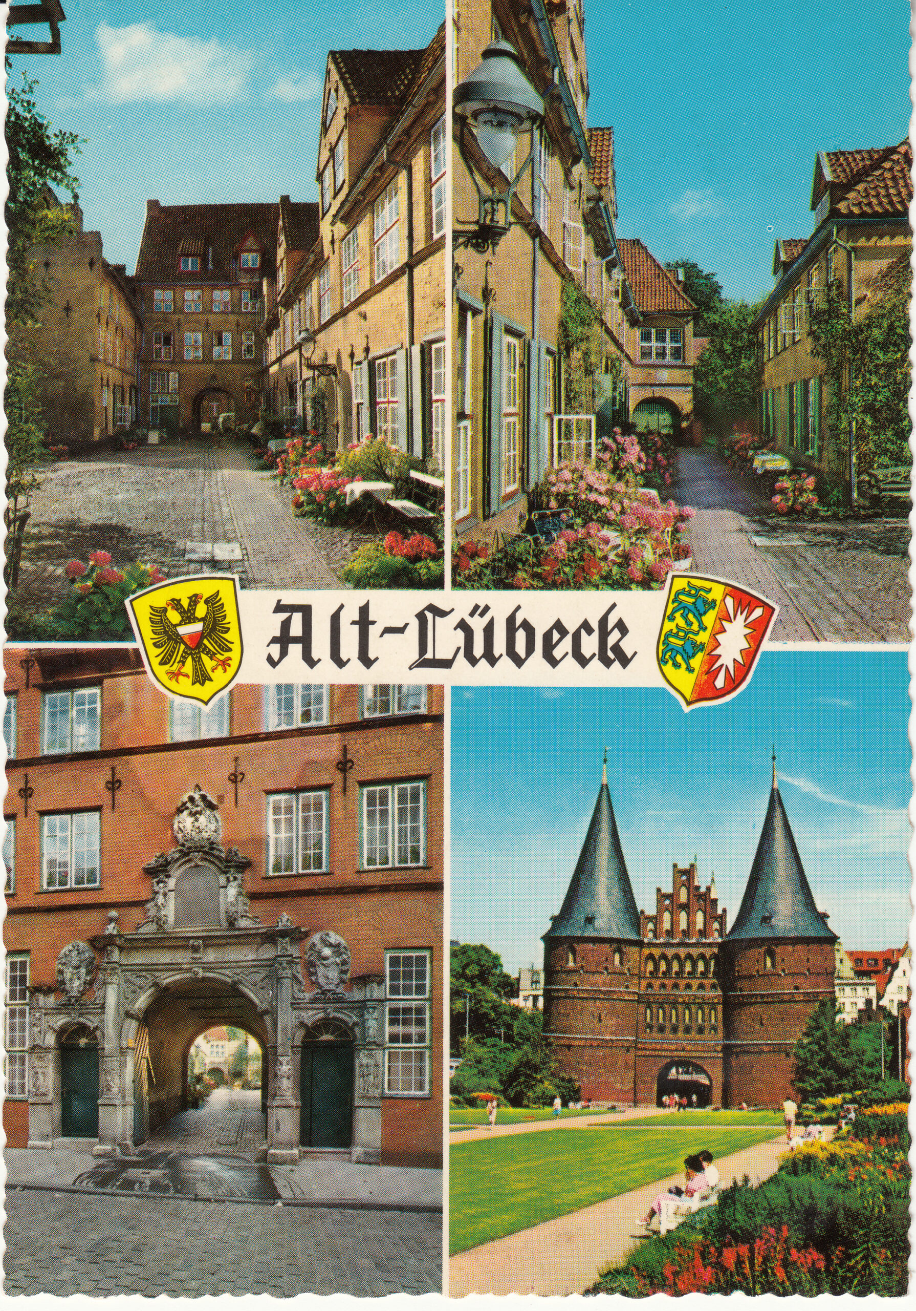 0.982- 25 Krüger Postcard Germany Lübeck