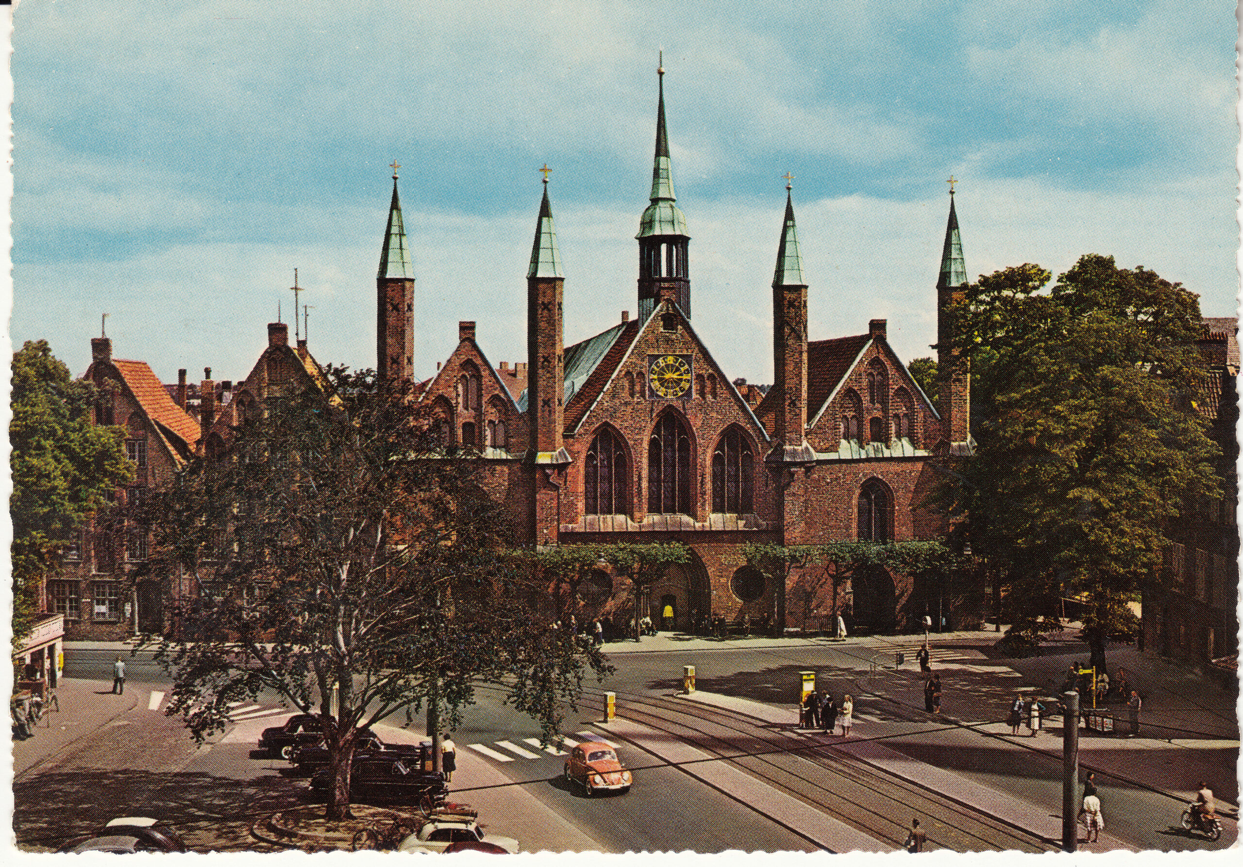 0.982- 6 Krüger Postcard Germany Lübeck