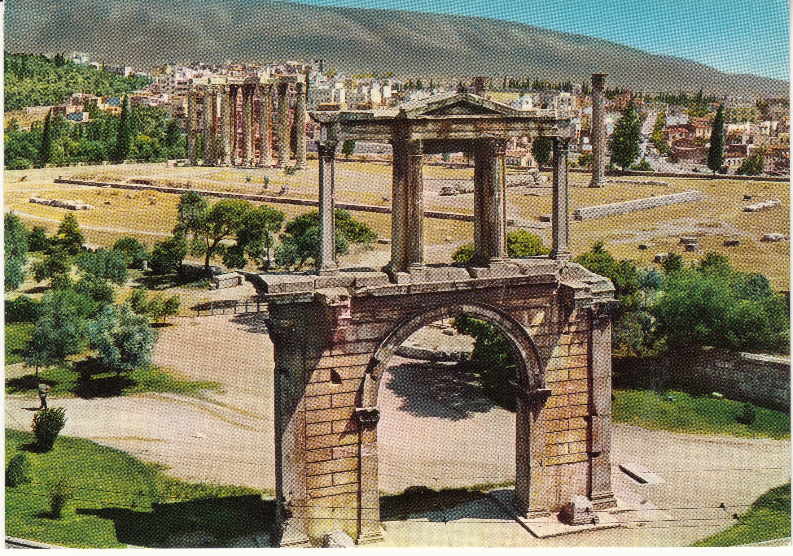0.985-132 Krüger Postcard Greece Athens