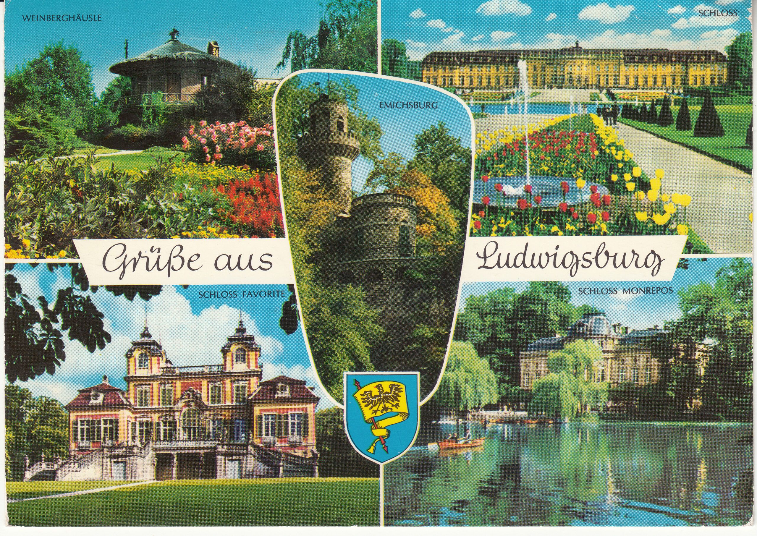 1.031- 10.31 Krüger Postcard Germany Ludwigsburg