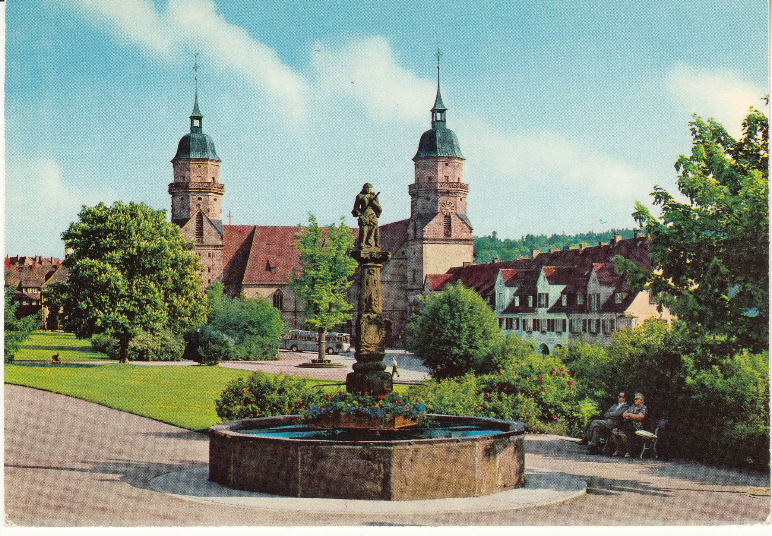 1.032- 1 Krüger Postcard Germany Freudenstadt