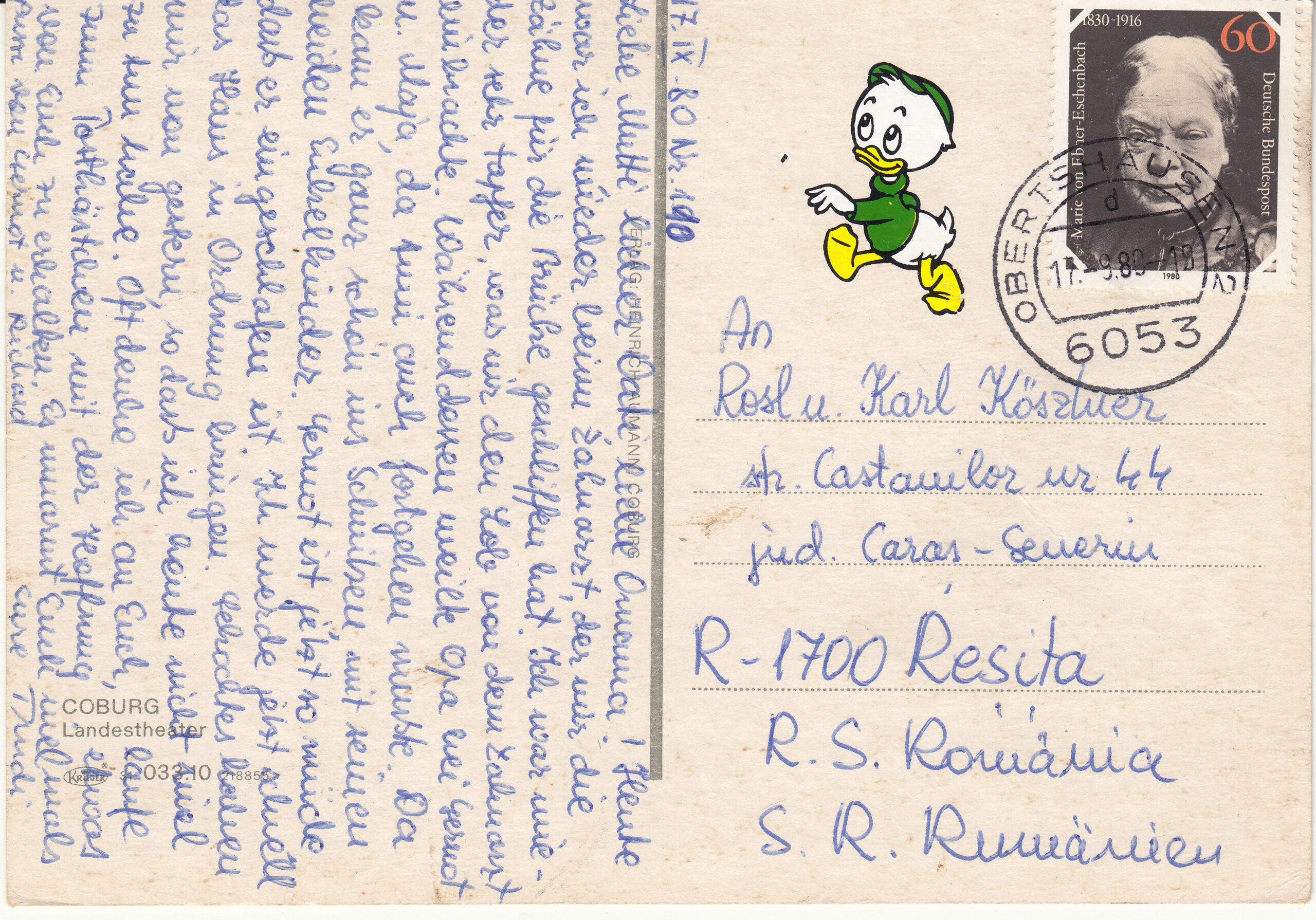1.033- 10.31 Krüger Postcard Germany Coburg_0001