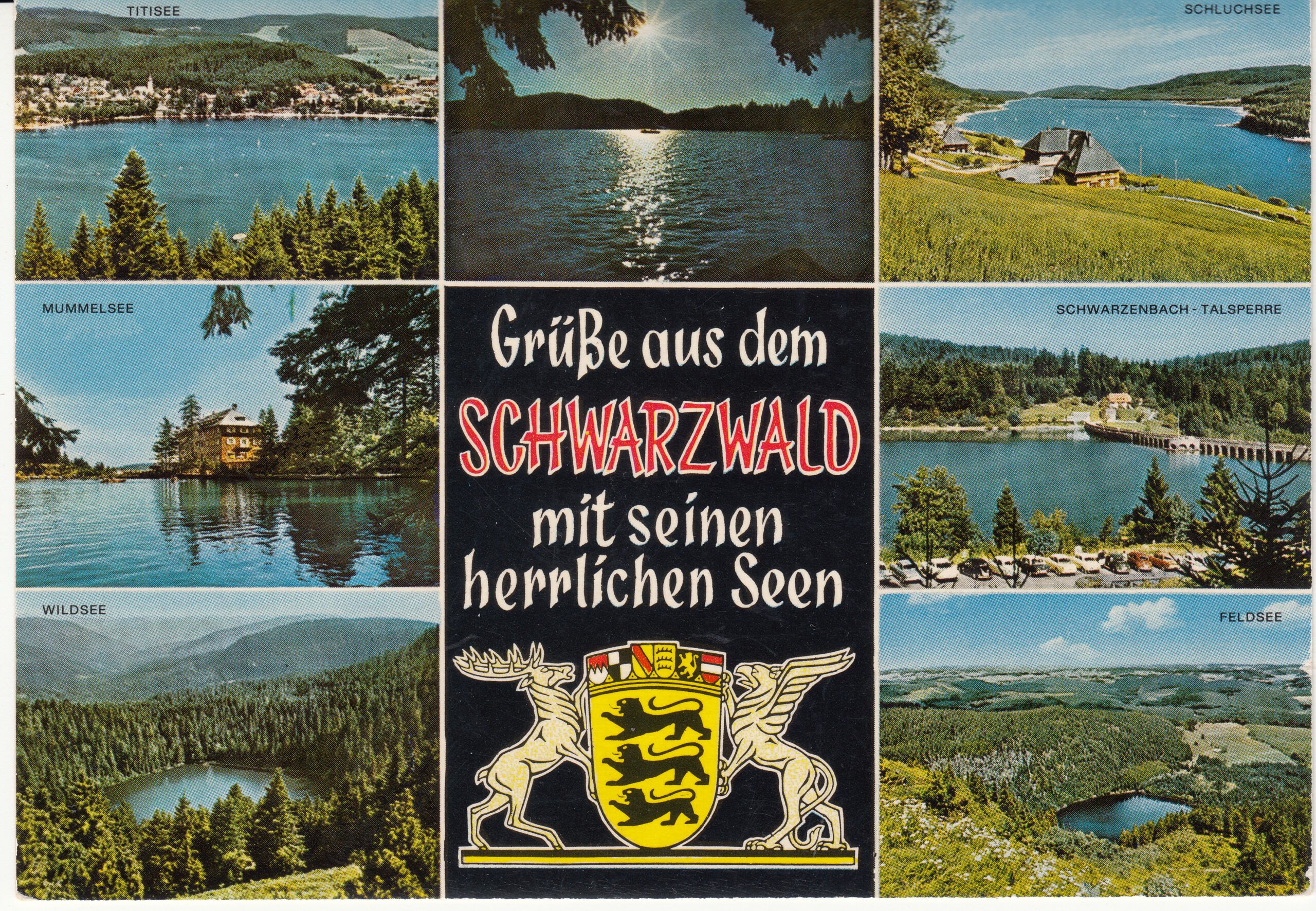 1.036- 78 Krüger Postcard Germany Schwarzwald