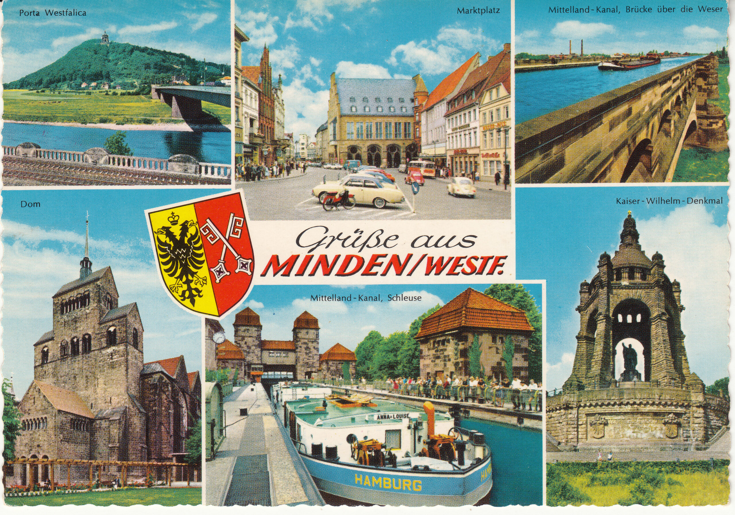 1.041- 9 Krüger Postcard Germany Minden2
