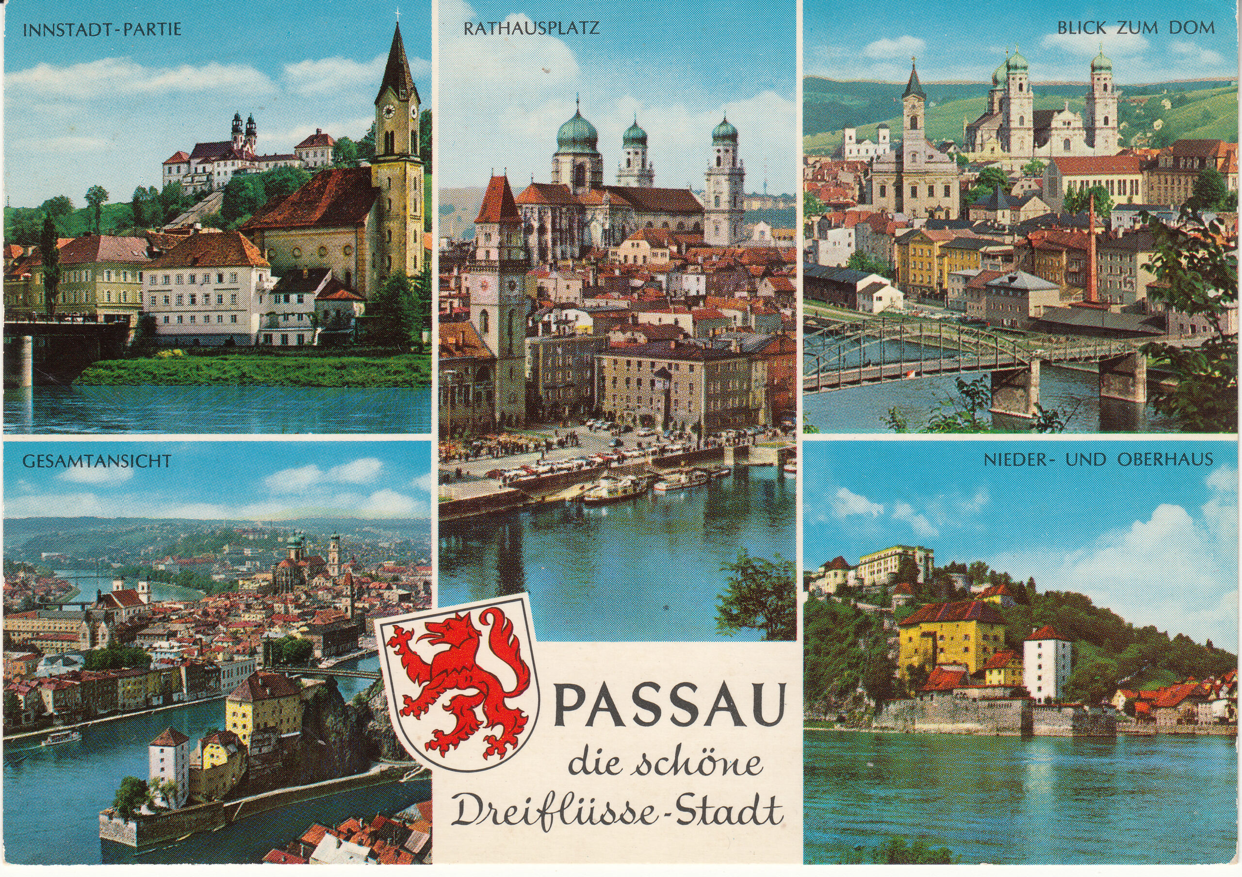 1.051- 11 Krüger Postcard Germany Passau