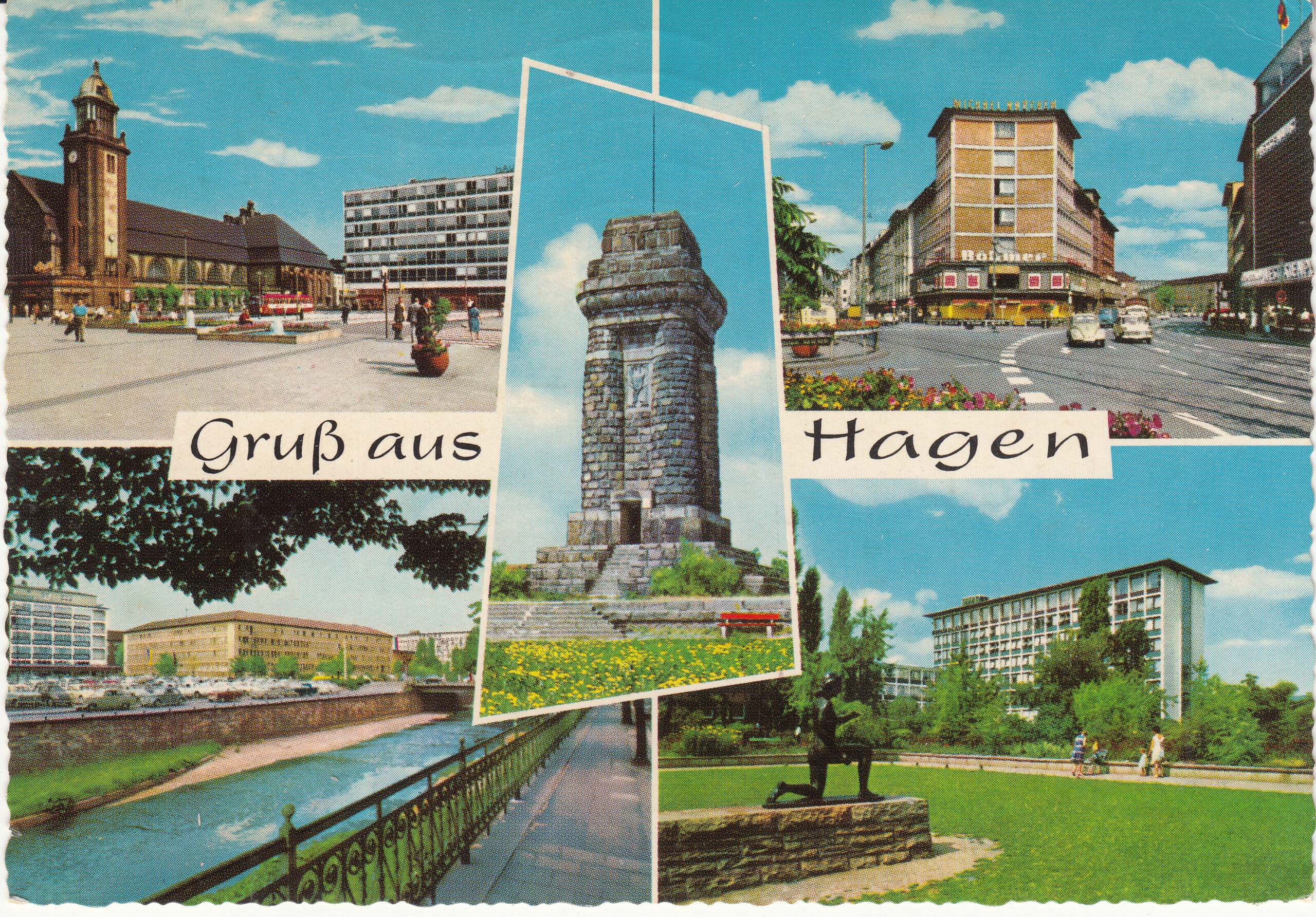 1.066- 10 Krüger Postcard Germany Hagen