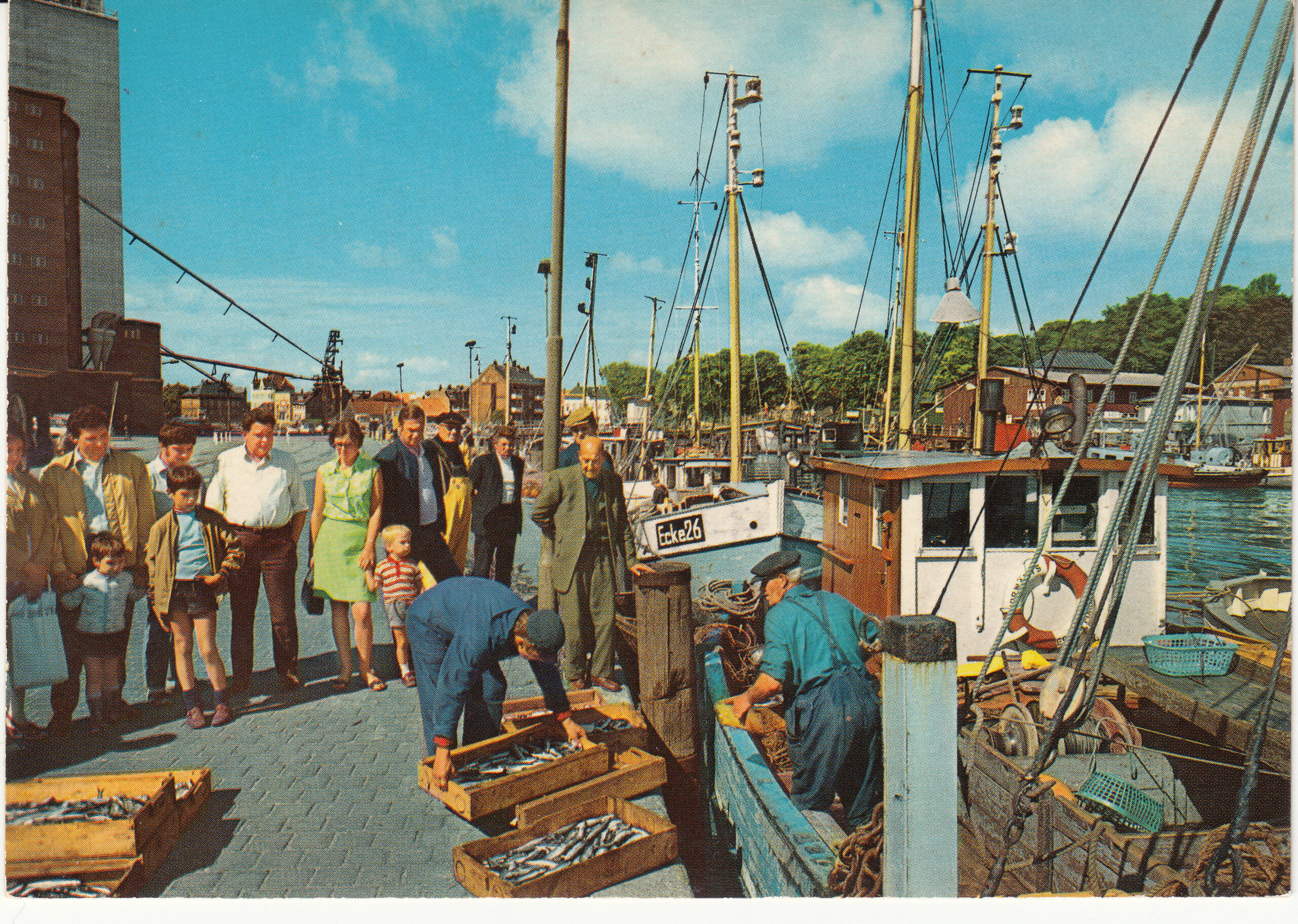 1.068- 12 Krüger Postcard Germany Eckernforde
