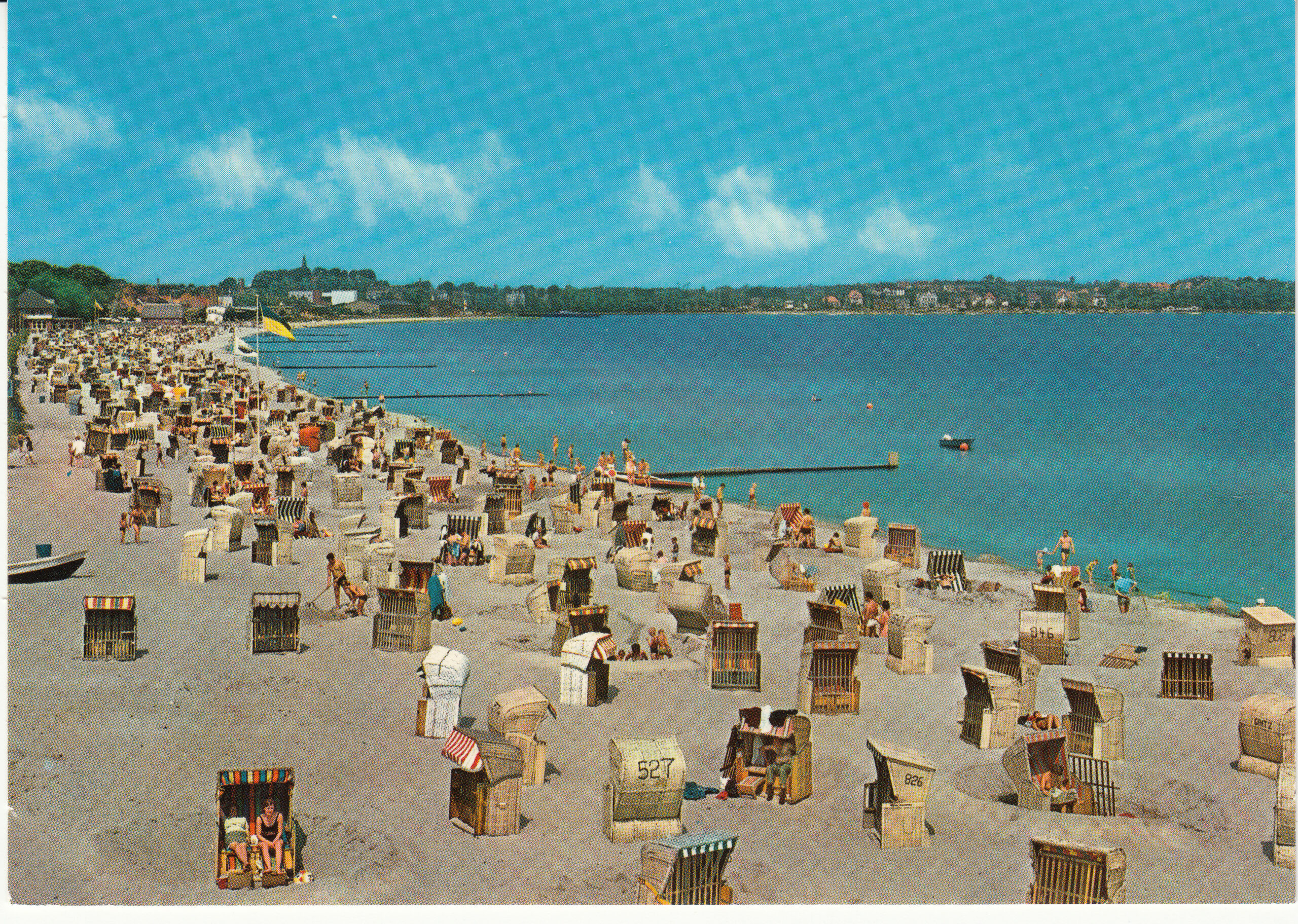1.068- 16 Krüger Postcard Germany Eckernforde