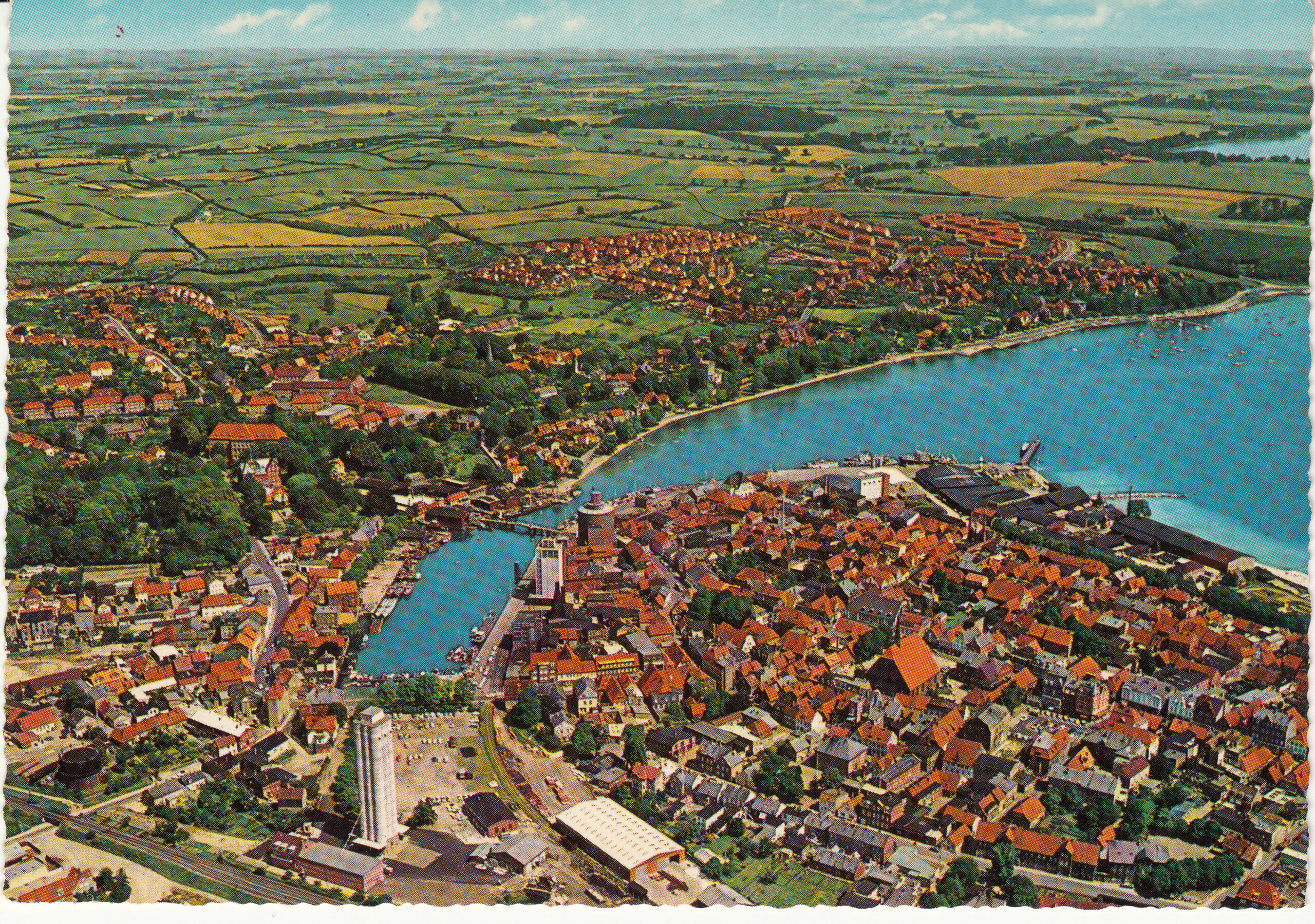 1.068- 2 Krüger Postcard Germany Eckernforde