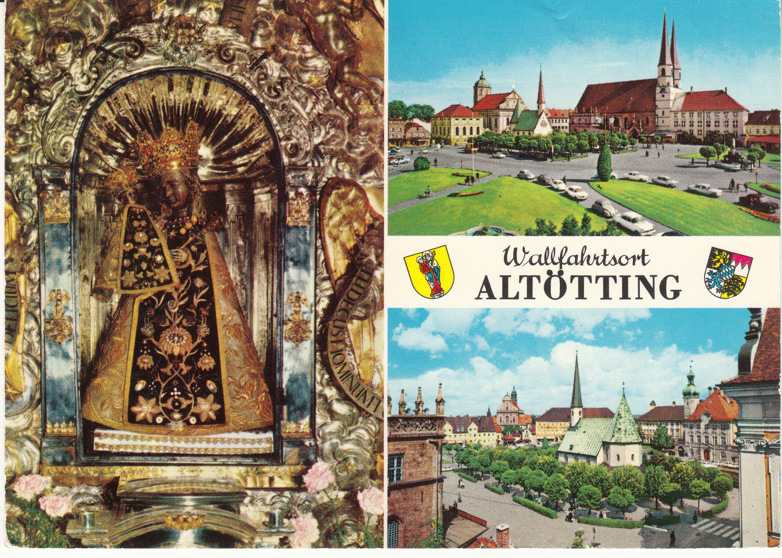 1.191- 17 Krüger Postcard Germany Altötting
