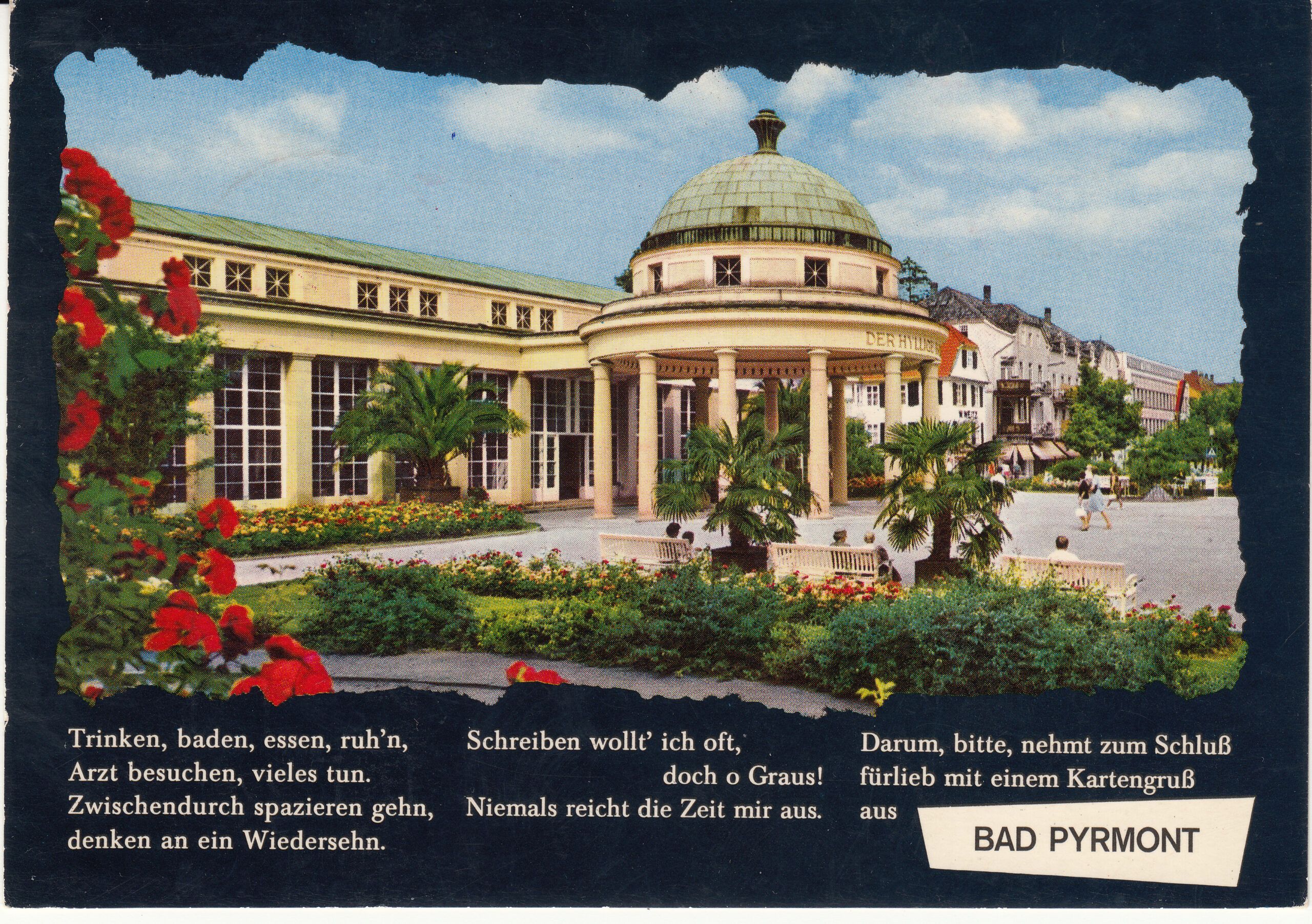 1.193- 15 Krüger Postcard Germany Pyrmont