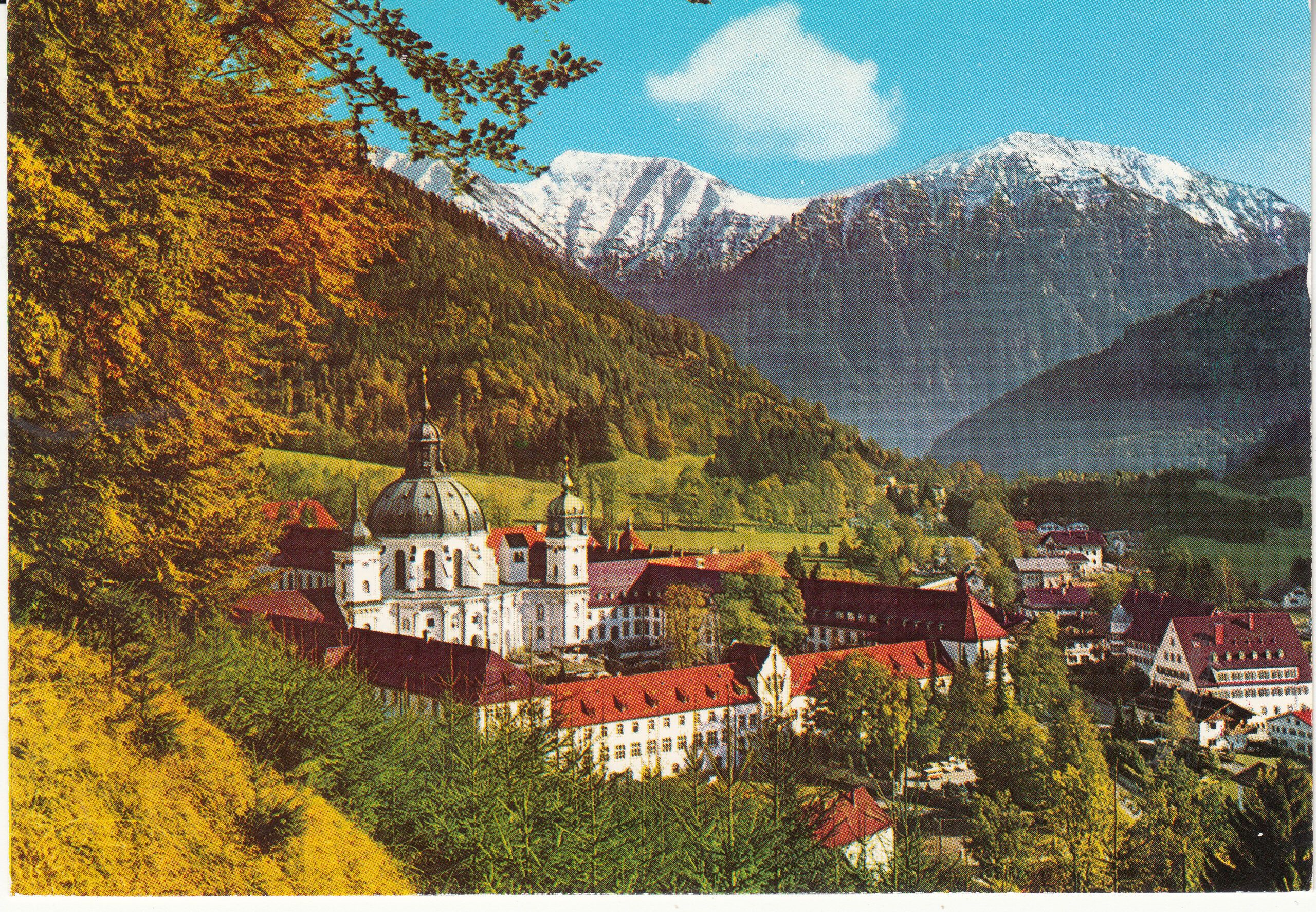 1.195- 29.31 Krüger Postcard Germany Kloster Ettal - Oberbayern