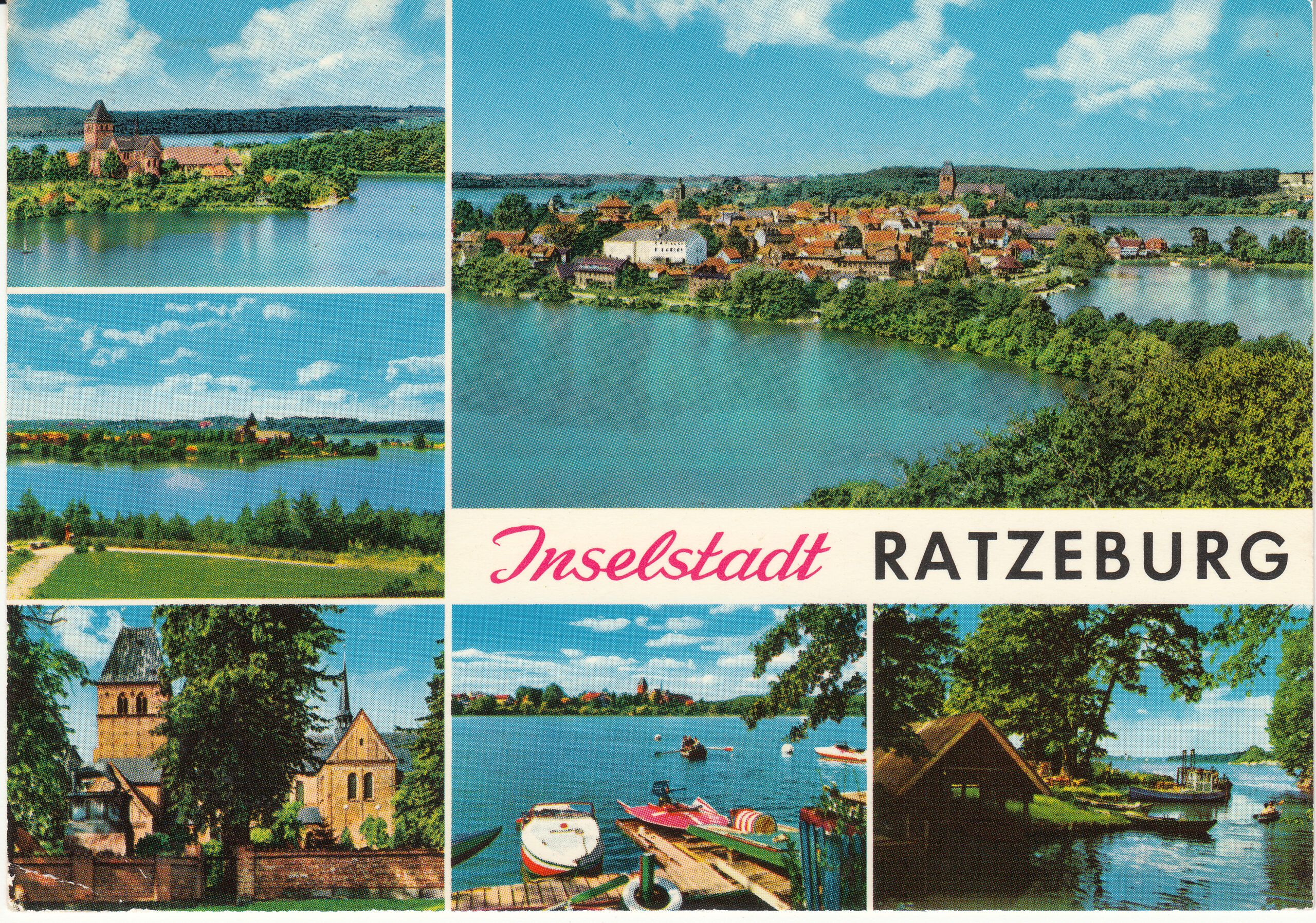 1.208- 7 Krüger Postcard Germany Ratzeburg