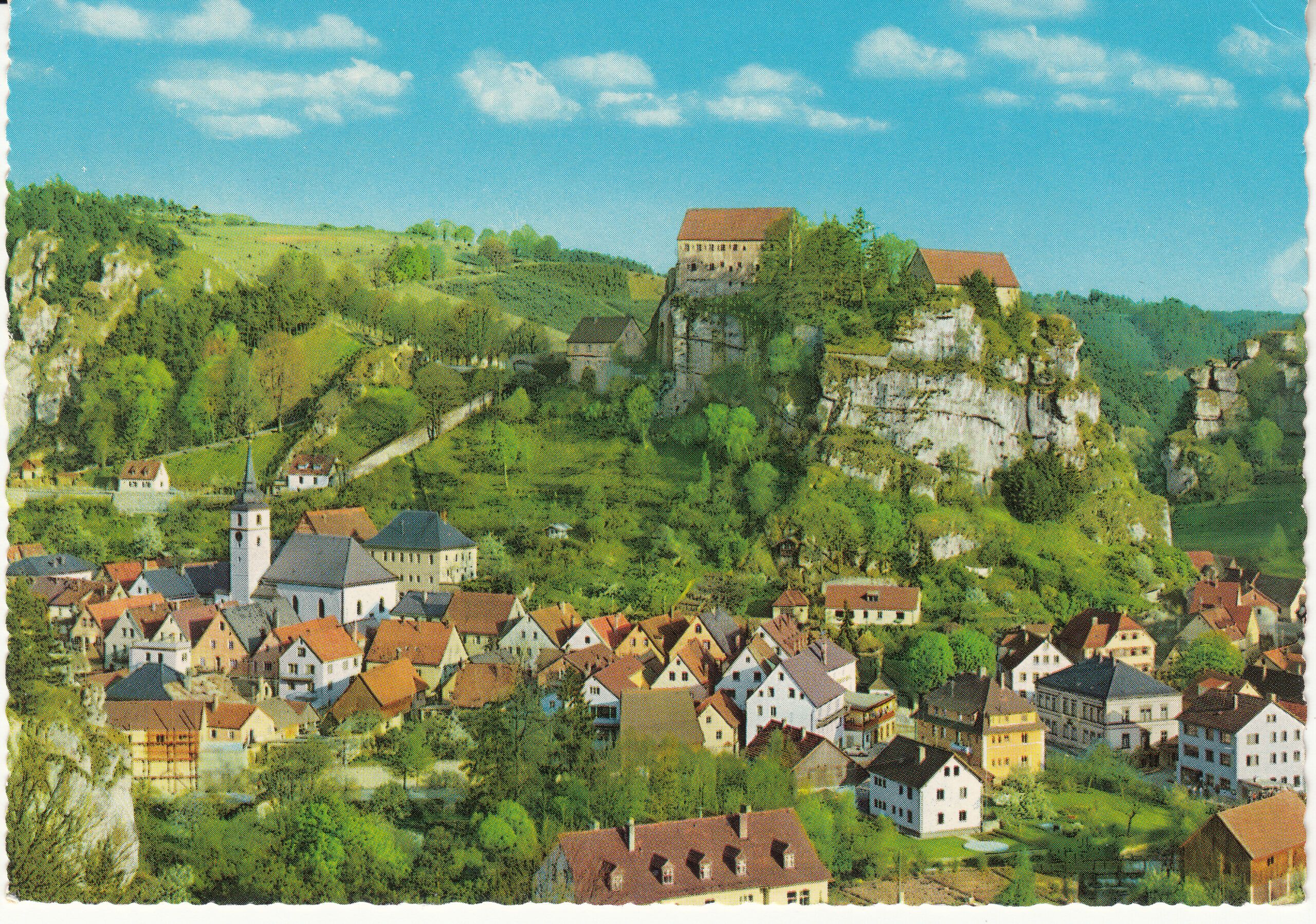 1.274- 7 Krüger Postcard Germany Fränkische Schweiz Pottenstein