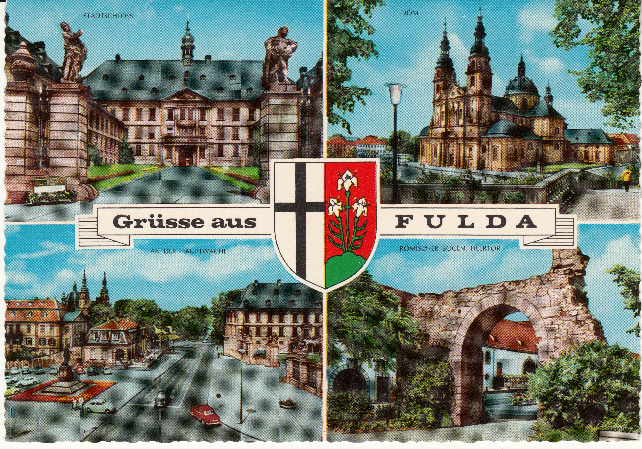 1.343- 7 Krüger Postcard Germany Fulda
