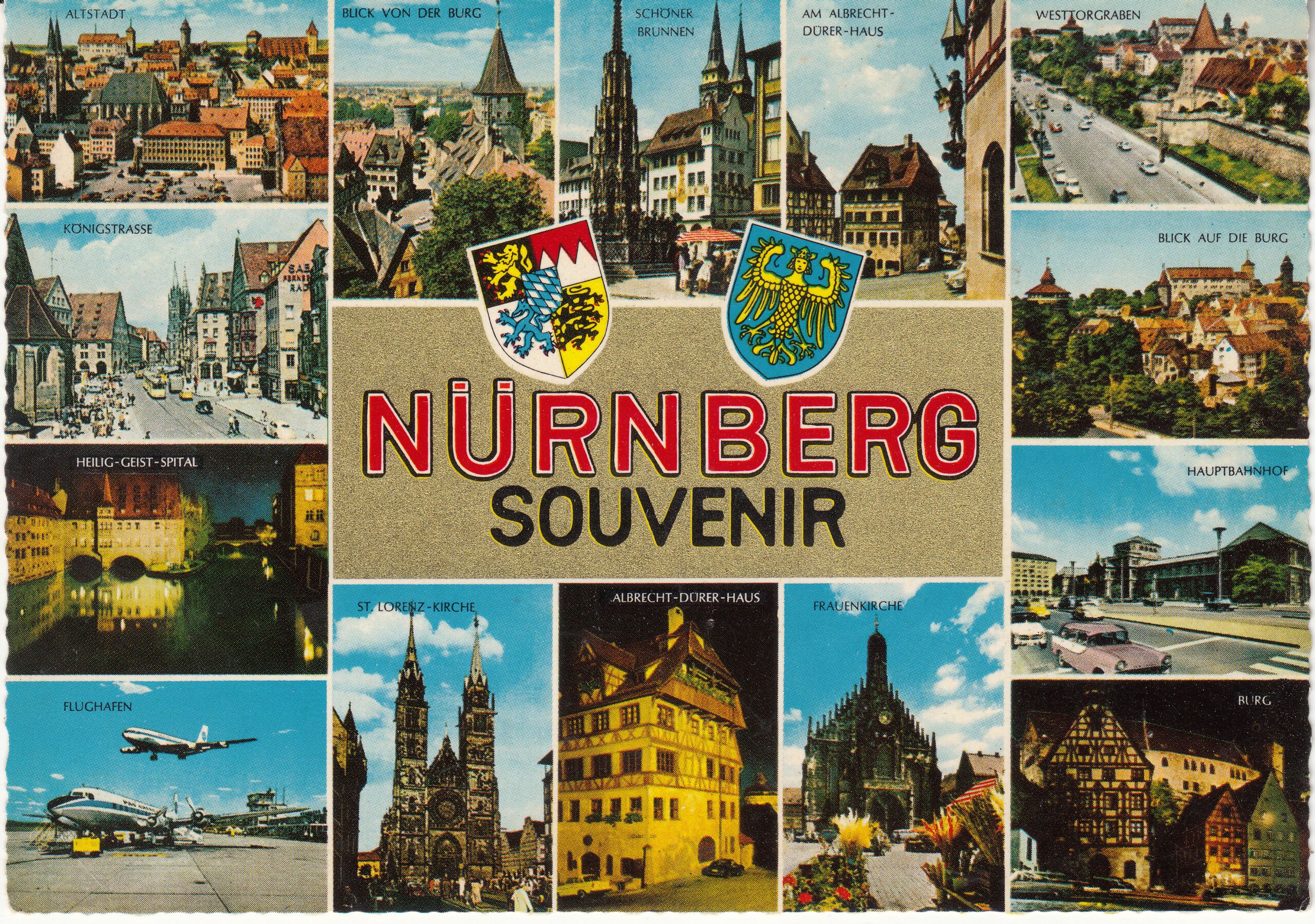 0.927- 40 Krüger Postcard Germany Nürnberg