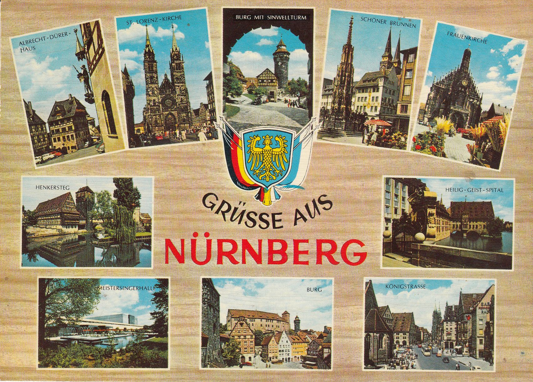 0.927- 42.31 Krüger Postcard Germany Nürnberg 1