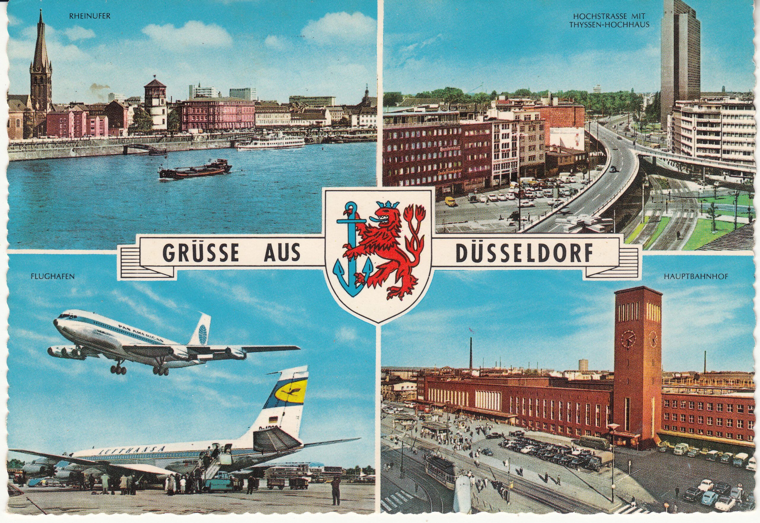 0.929- 42 Krüger Postcard Germany Dusseldorf