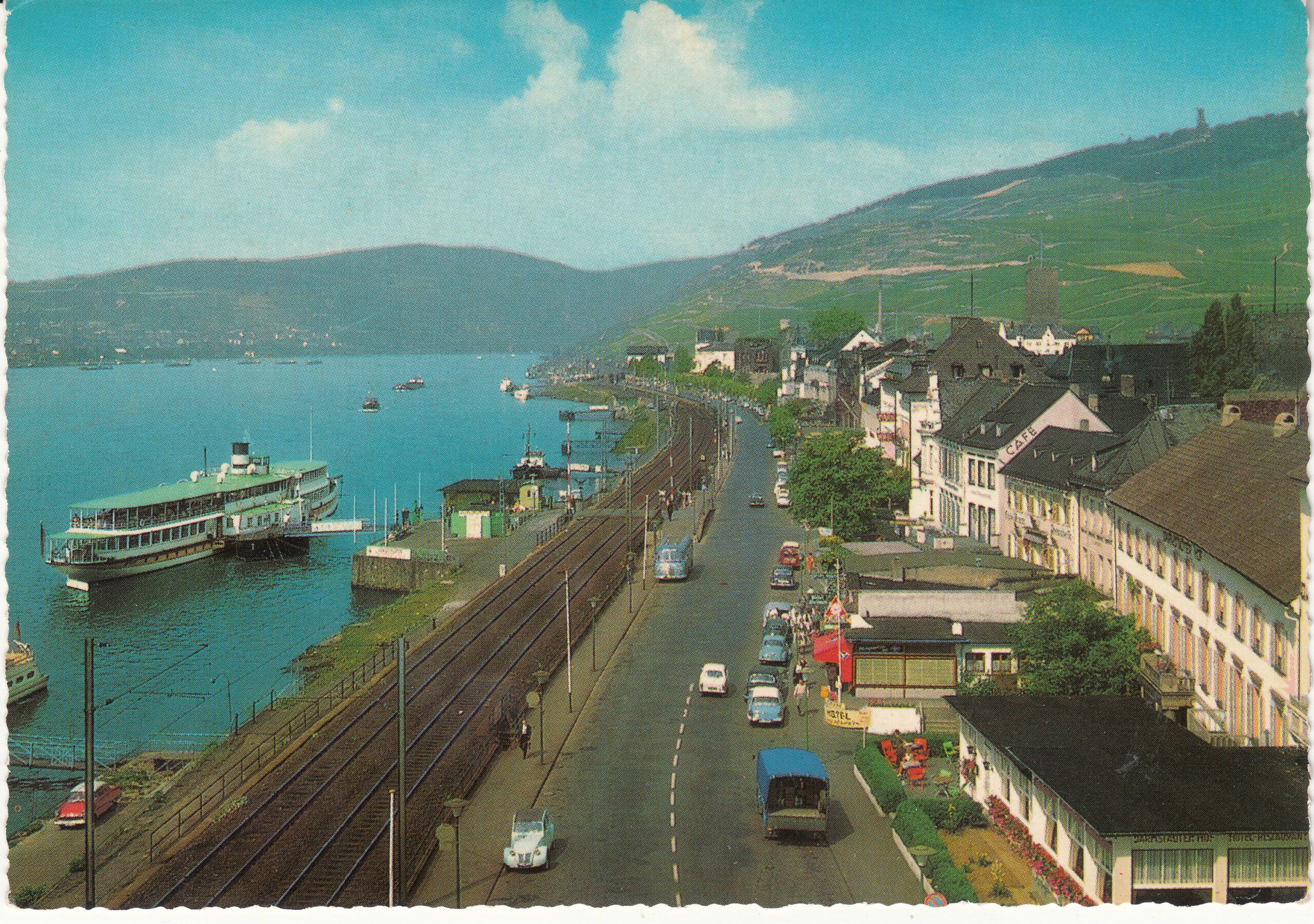 0.936-110 Krüger Postcard Germany Rüdesheim am Rhein