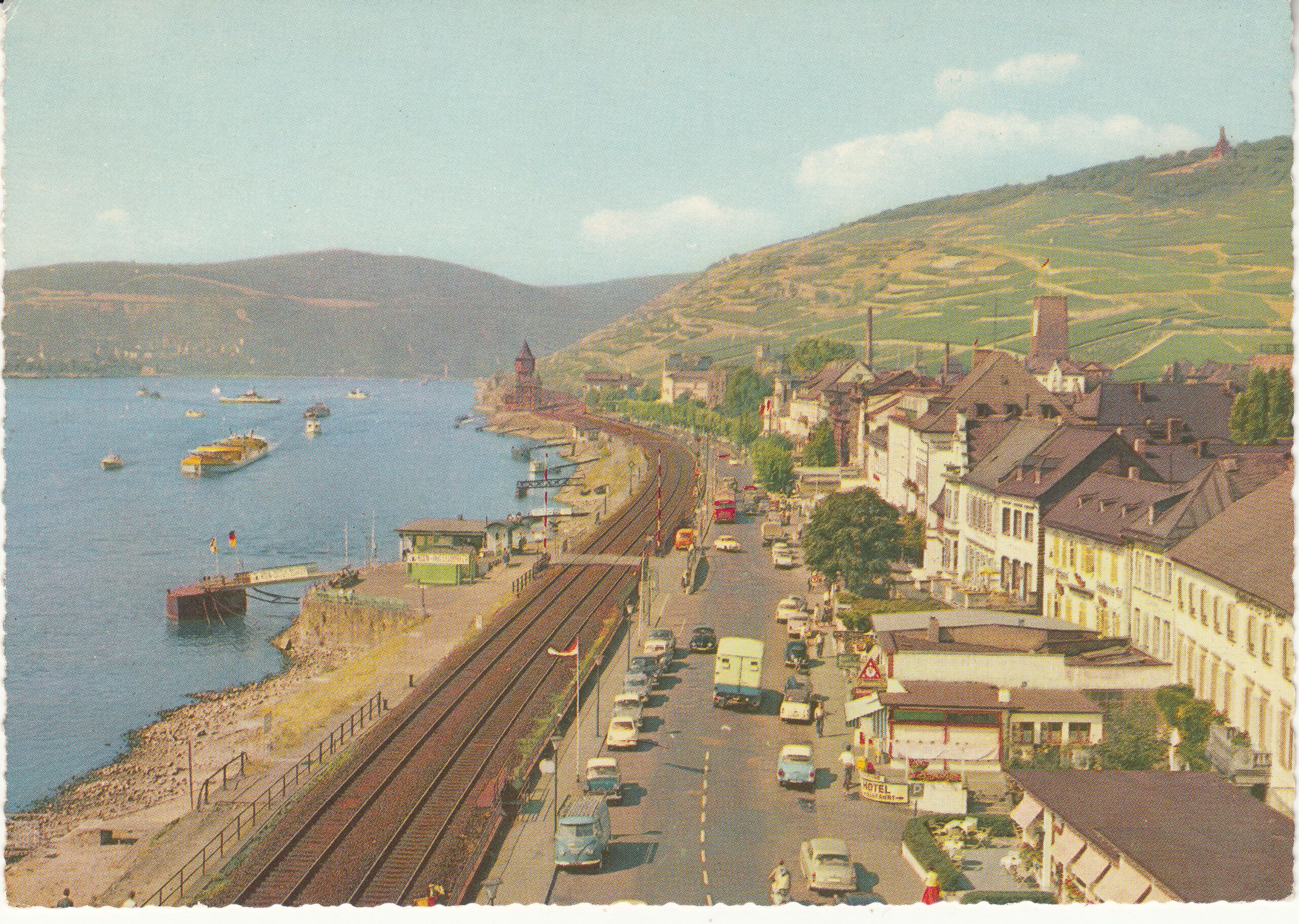 0.936- 26 Krüger Postcard Germany Rüdesheim am Rhein