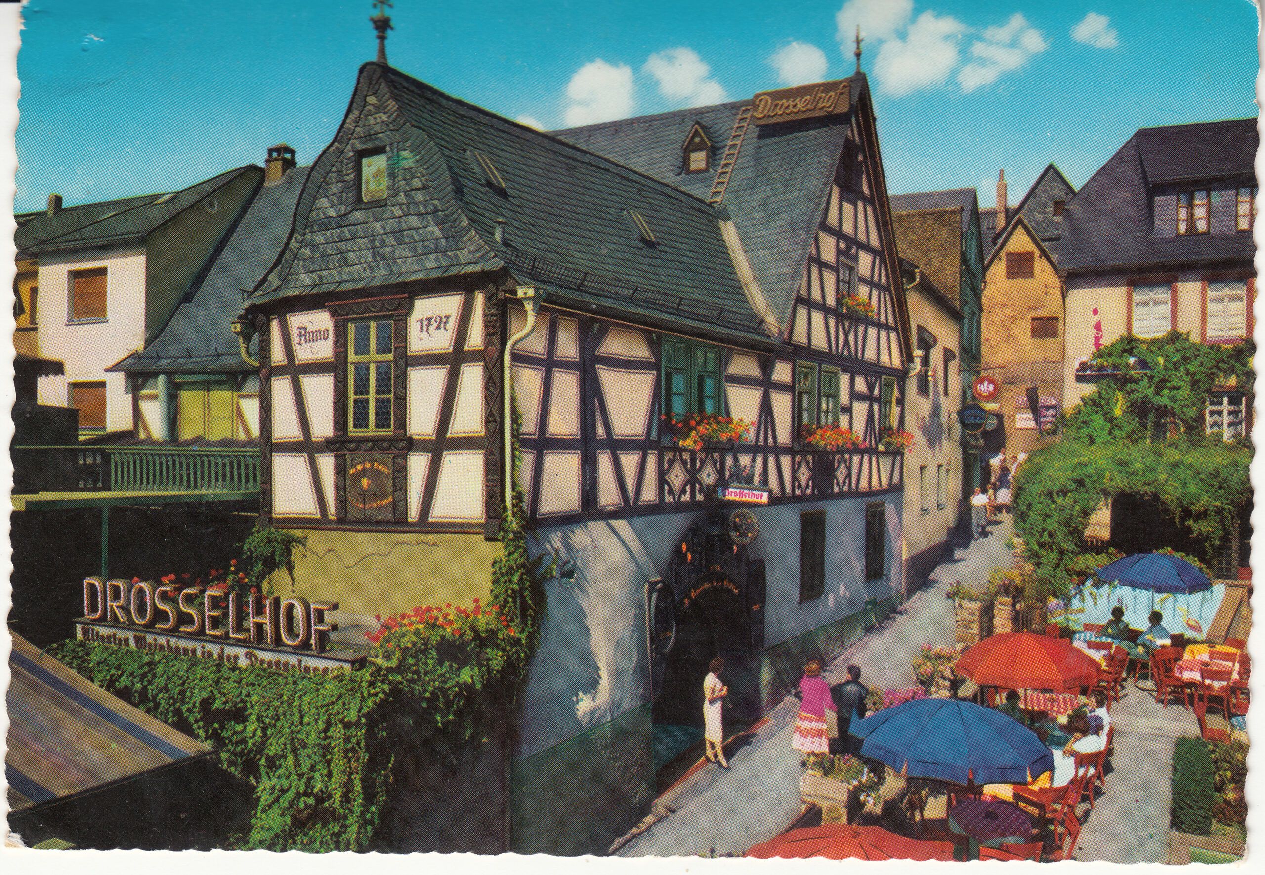 0.936- 27 Krüger Postcard Germany Rüdesheim am Rhein