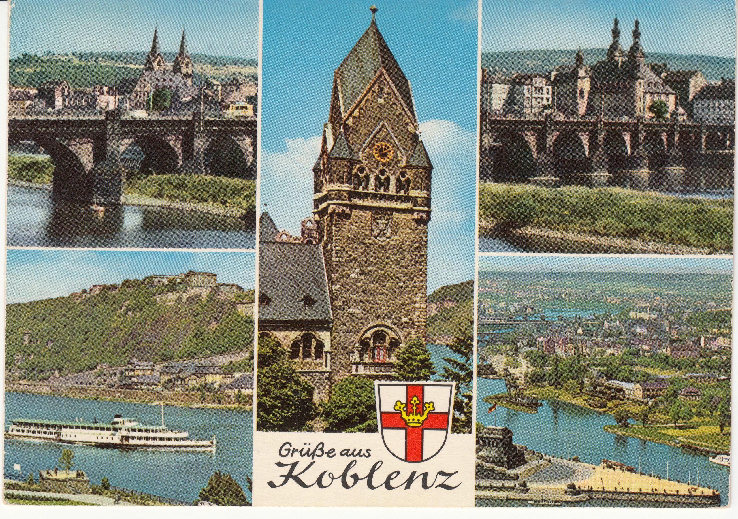 0.936- 48 Krüger Postcard Germany Koblenz am Rhein