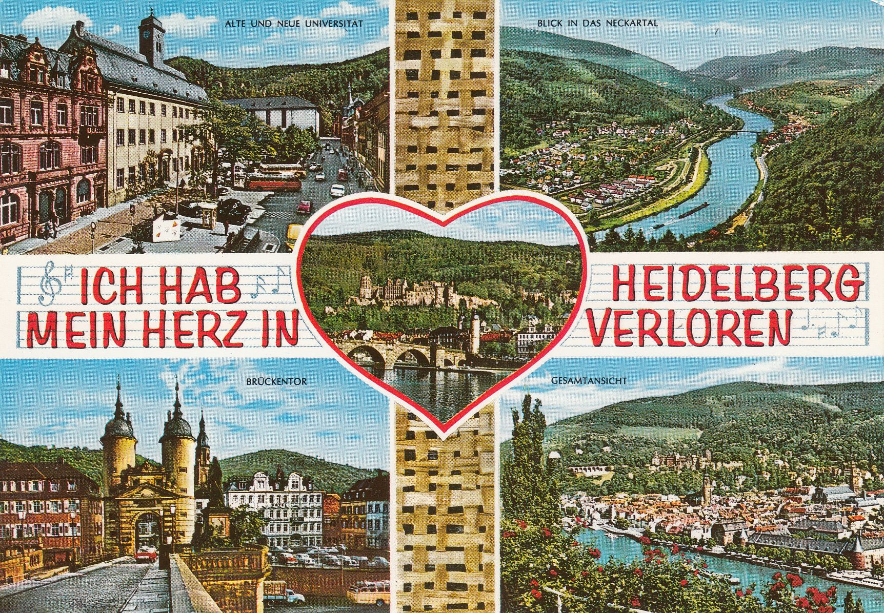 0.938- 46.31 Krüger Postcard Germany Heidelberg