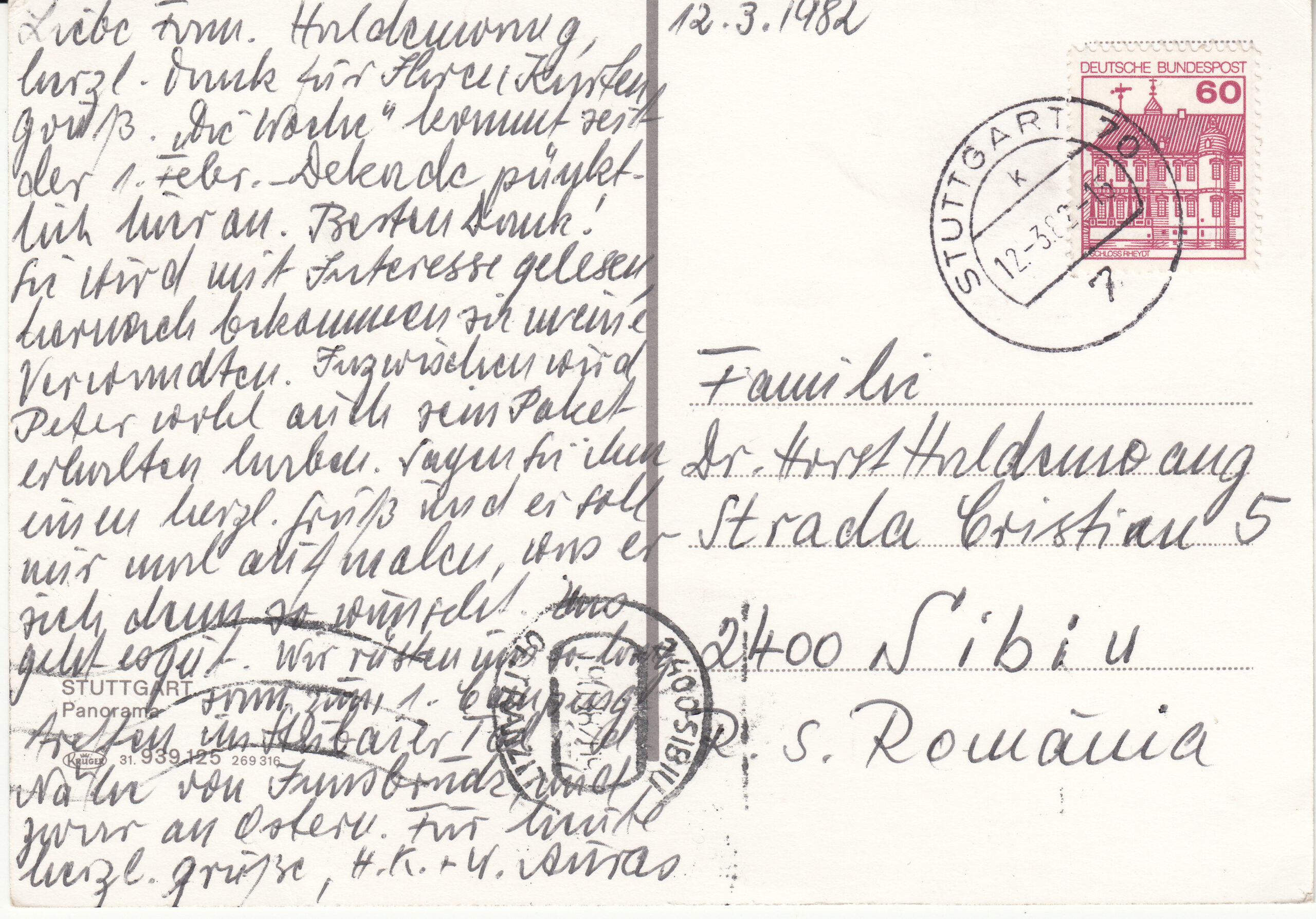 0.939-125.31 Krüger Postcard Germany Stuttgart_0001