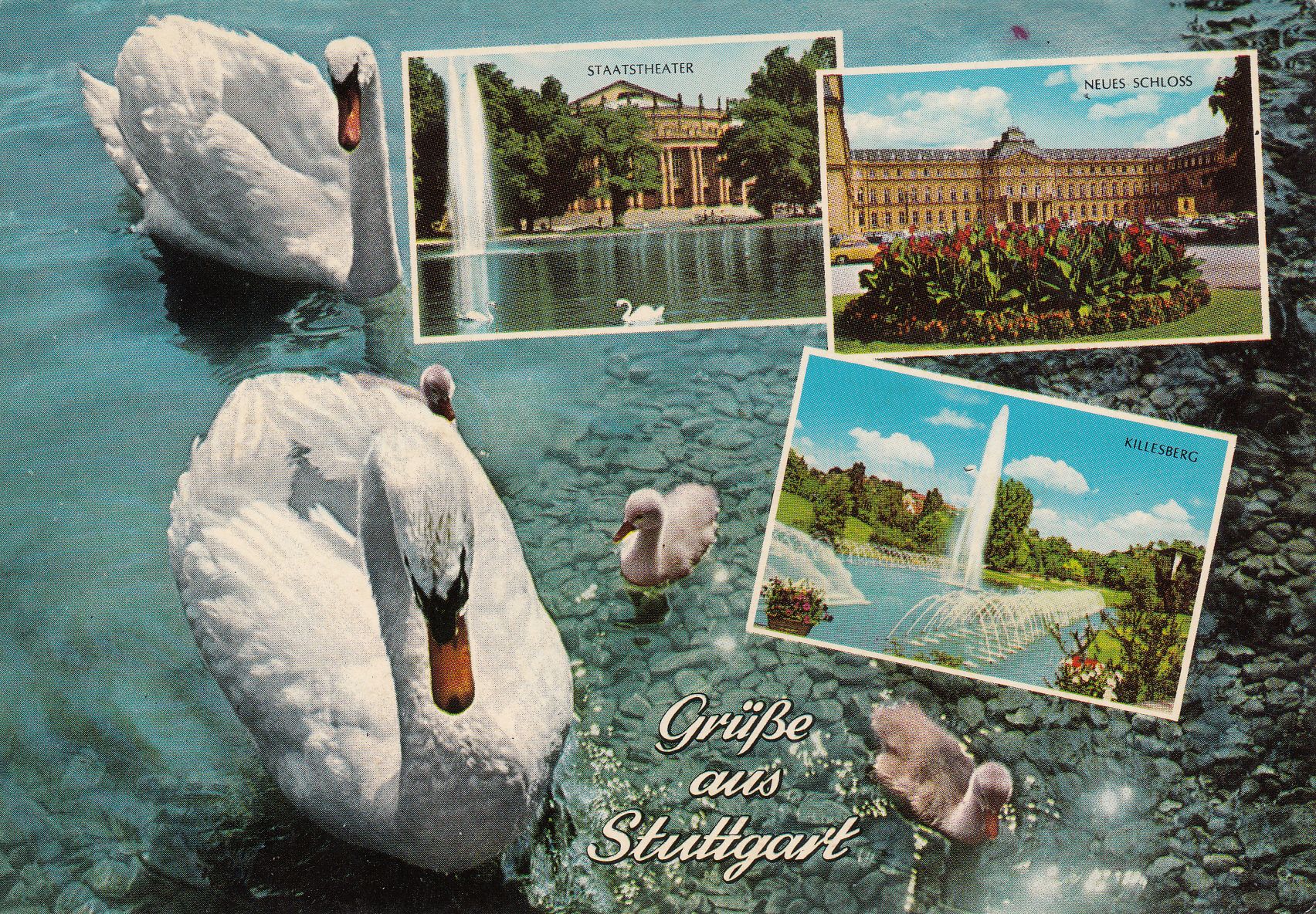 0.939- 37 Krüger Postcard Germany Stuttgart