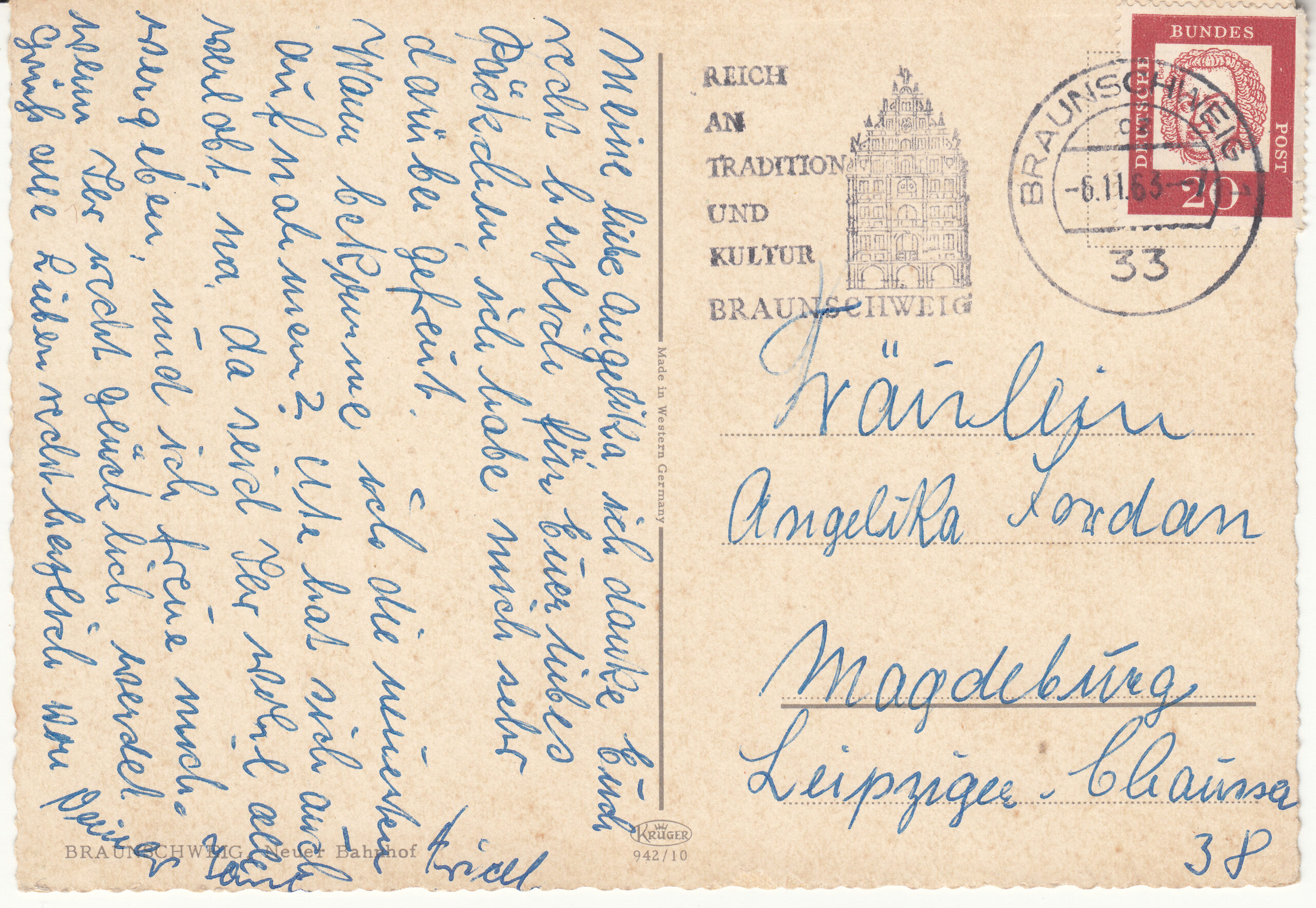 0.942G- 10 Kruger Postcard Germany Braunschweig_0001