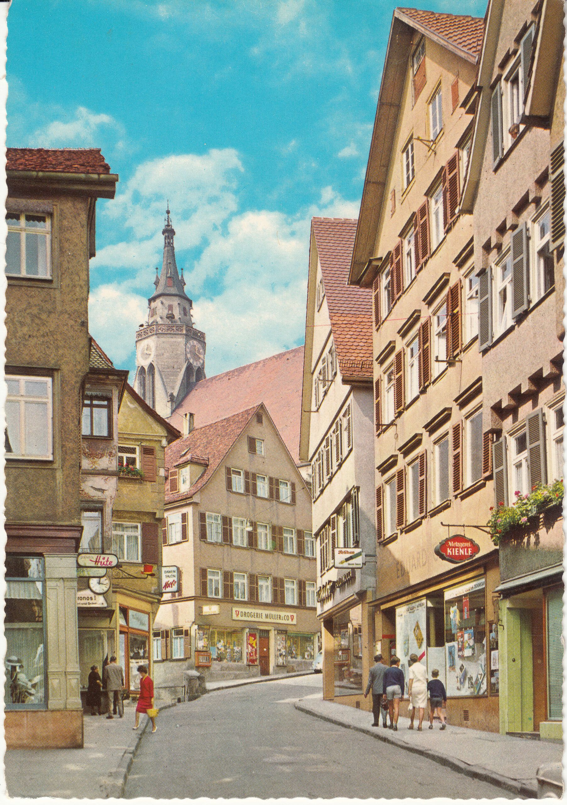 0.732- 1 Krüger Postcard Germany Tübingen