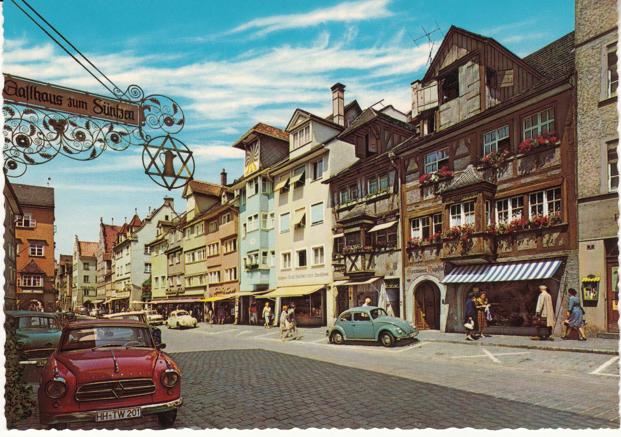 0.926- 23 Krüger Postcard Germany Bodensee Lindau