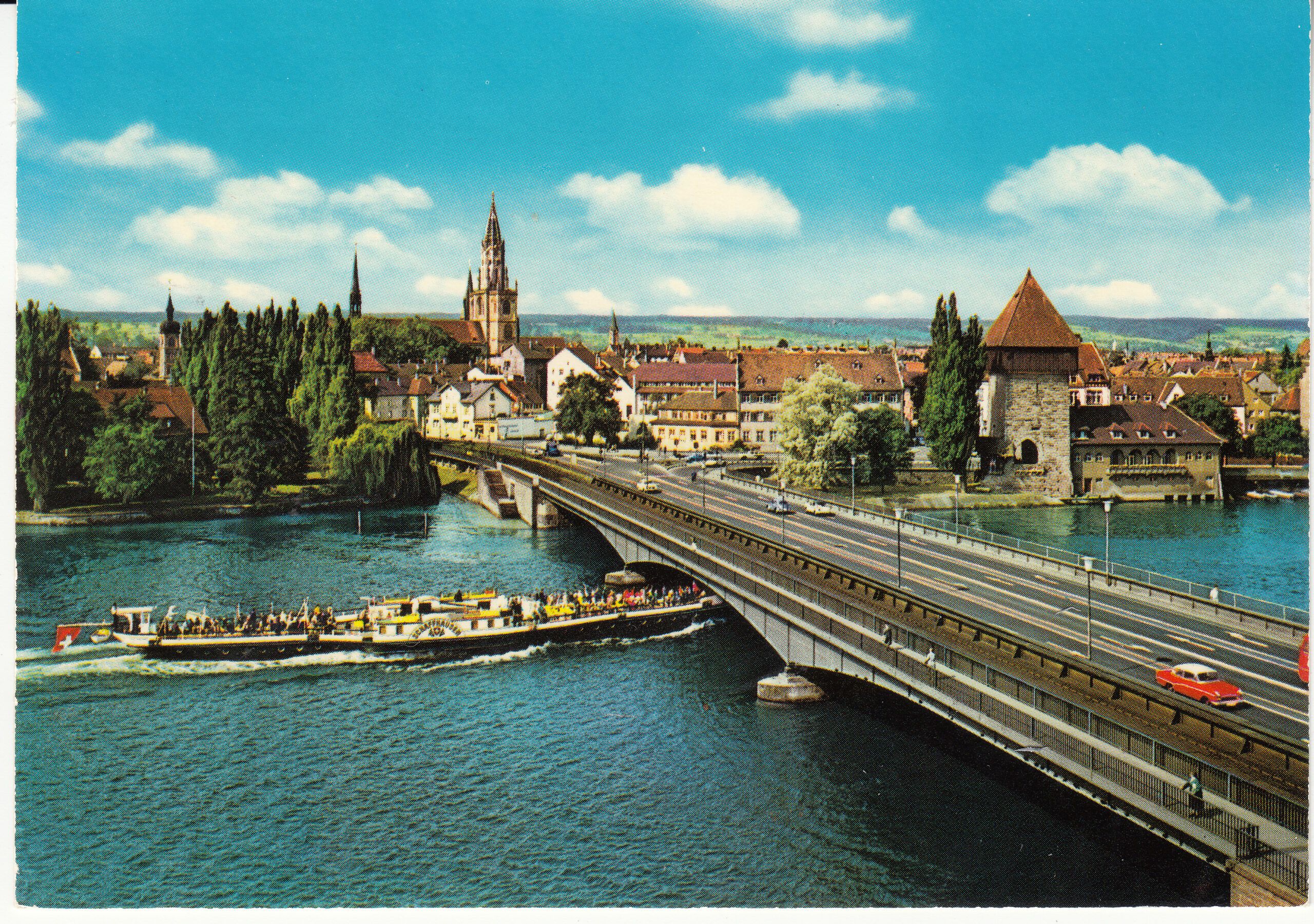0.926- 28 Krüger Postcard Germany Bodensee Konstanz