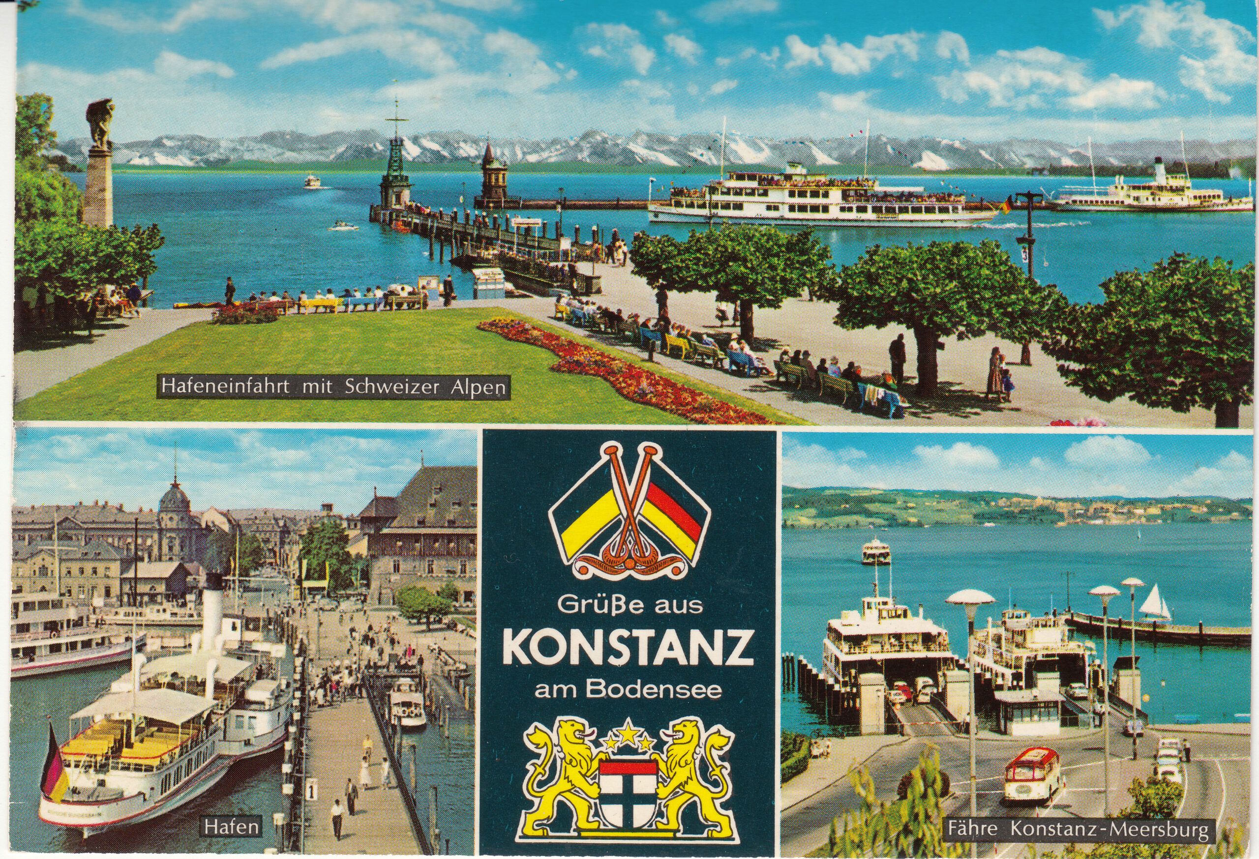 0.926- 37 Krüger Postcard Germany Bodensee Konstanz