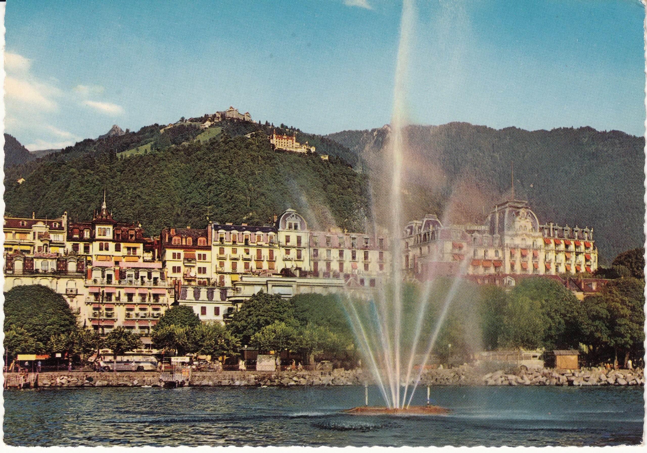 0.958- 3 Kruger Postcard Switzerland Montreux