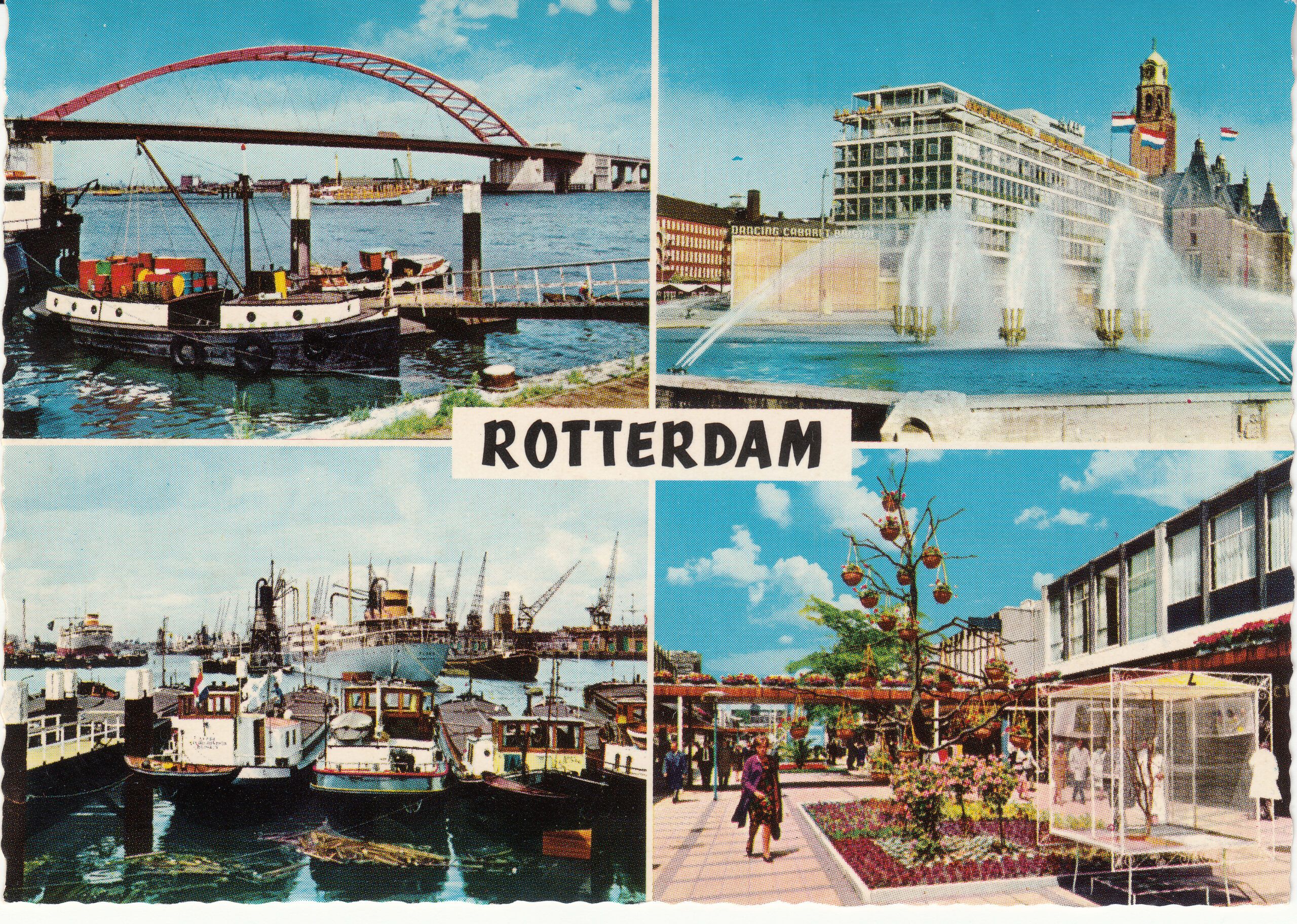 0.971-126 Krüger Postcard Netherlands-Holland Rotterdam