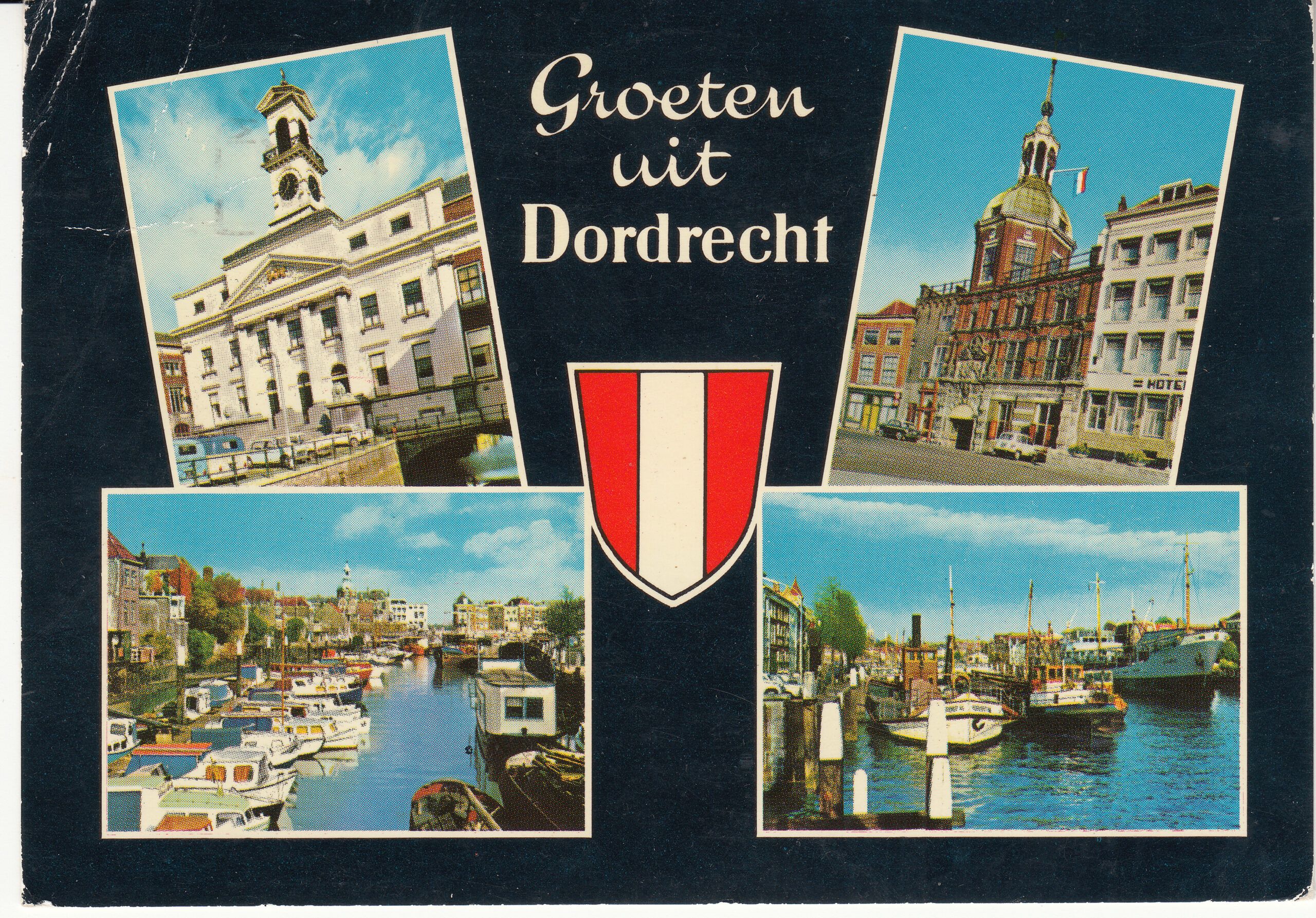 1.005- 5.51 Krüger Postcard Netherlands-Holland Dordrecht