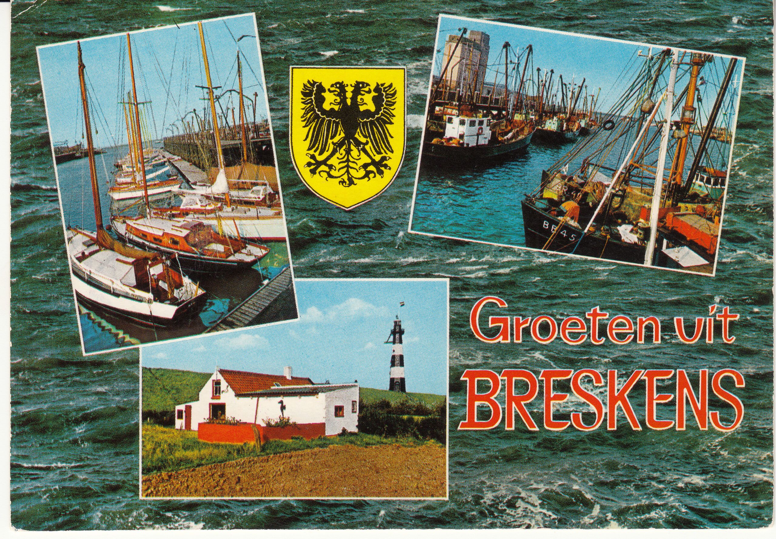 1.563- 4 Krüger Postcard Netherlands-Holland Breskens