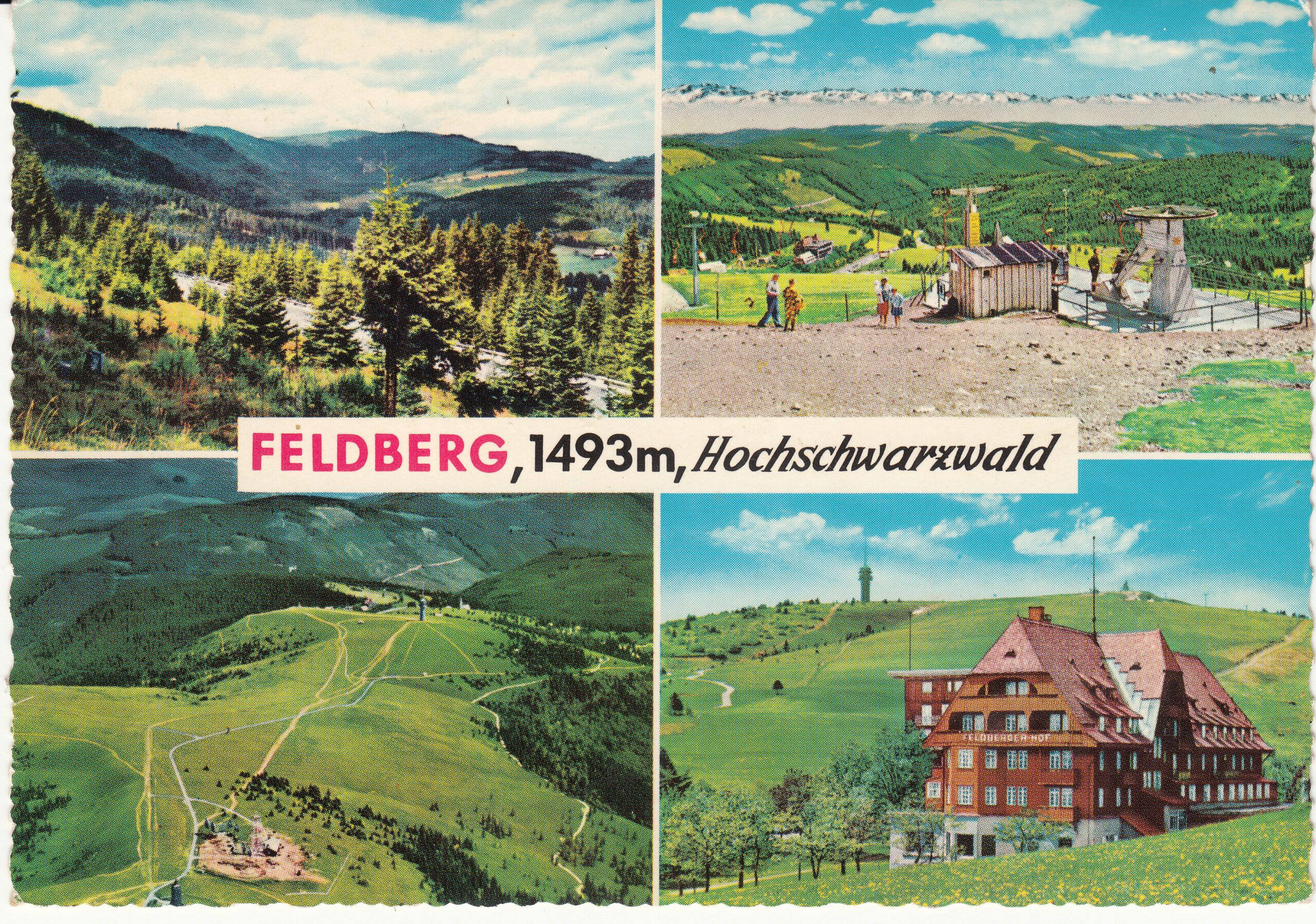 0.731- 34 Krüger Postcard Germany Hochschwazrwald Felderg