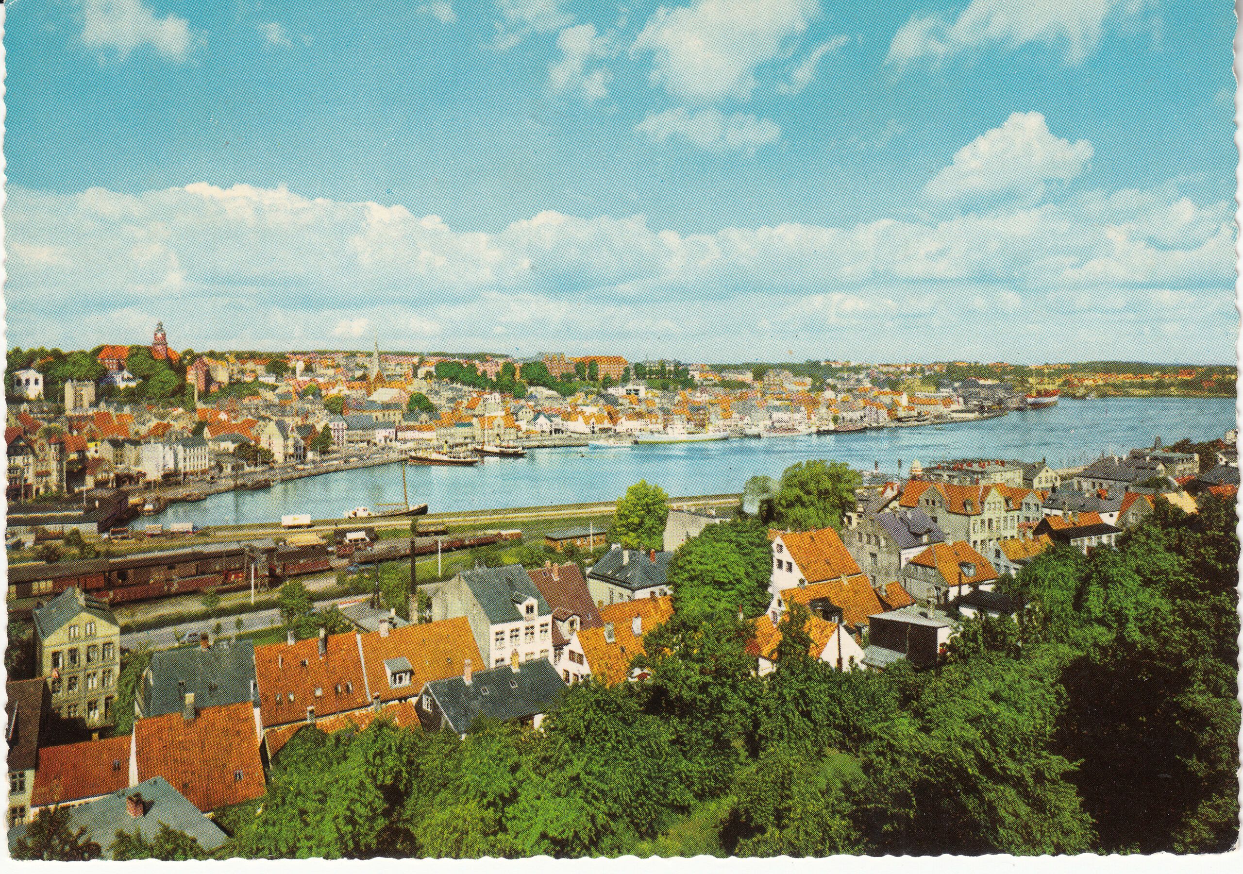 0.706- 7 Krüger Postcard Germany Flensburg