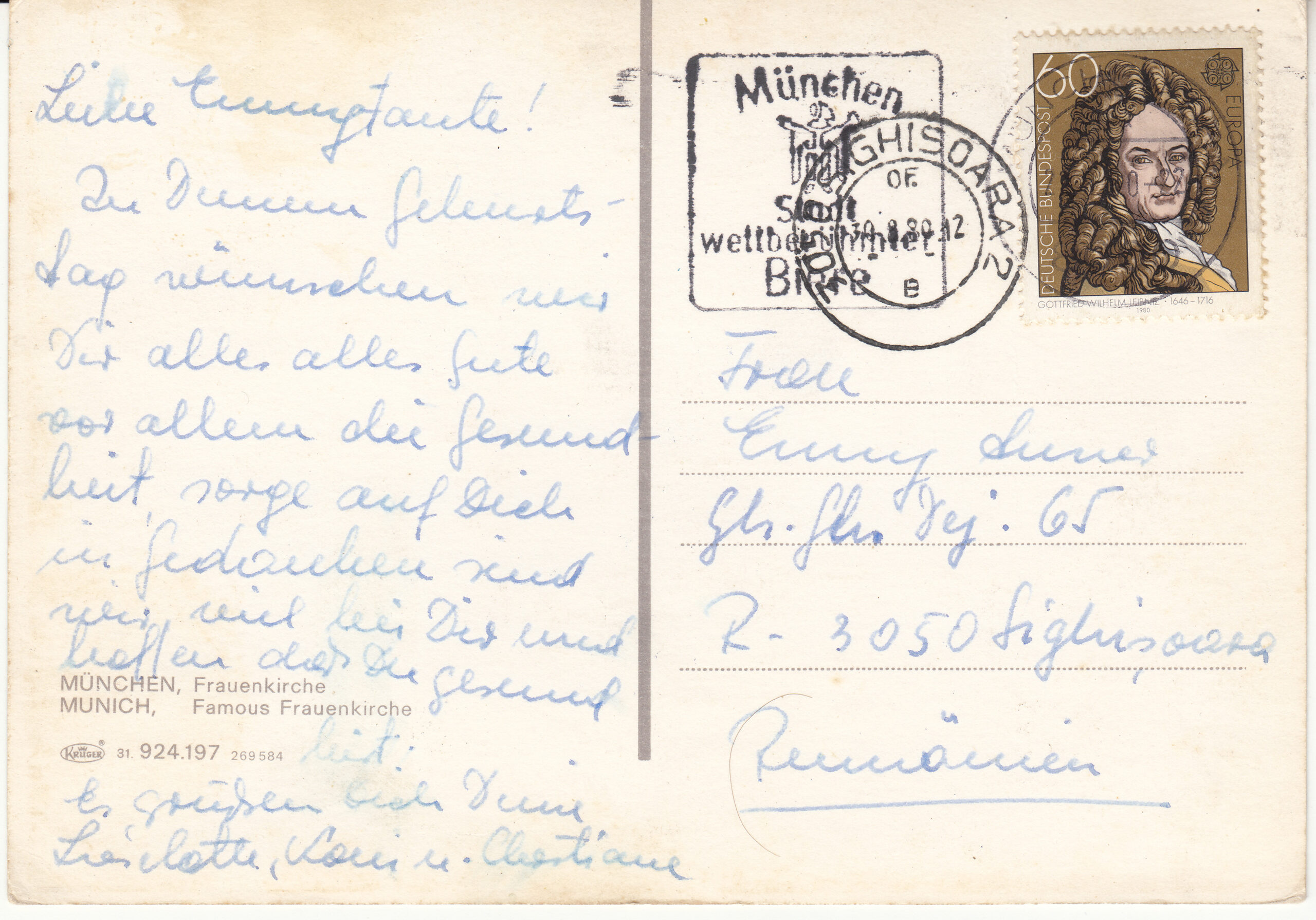 0.924-197.31 Krüger Postcard Germany München_0001