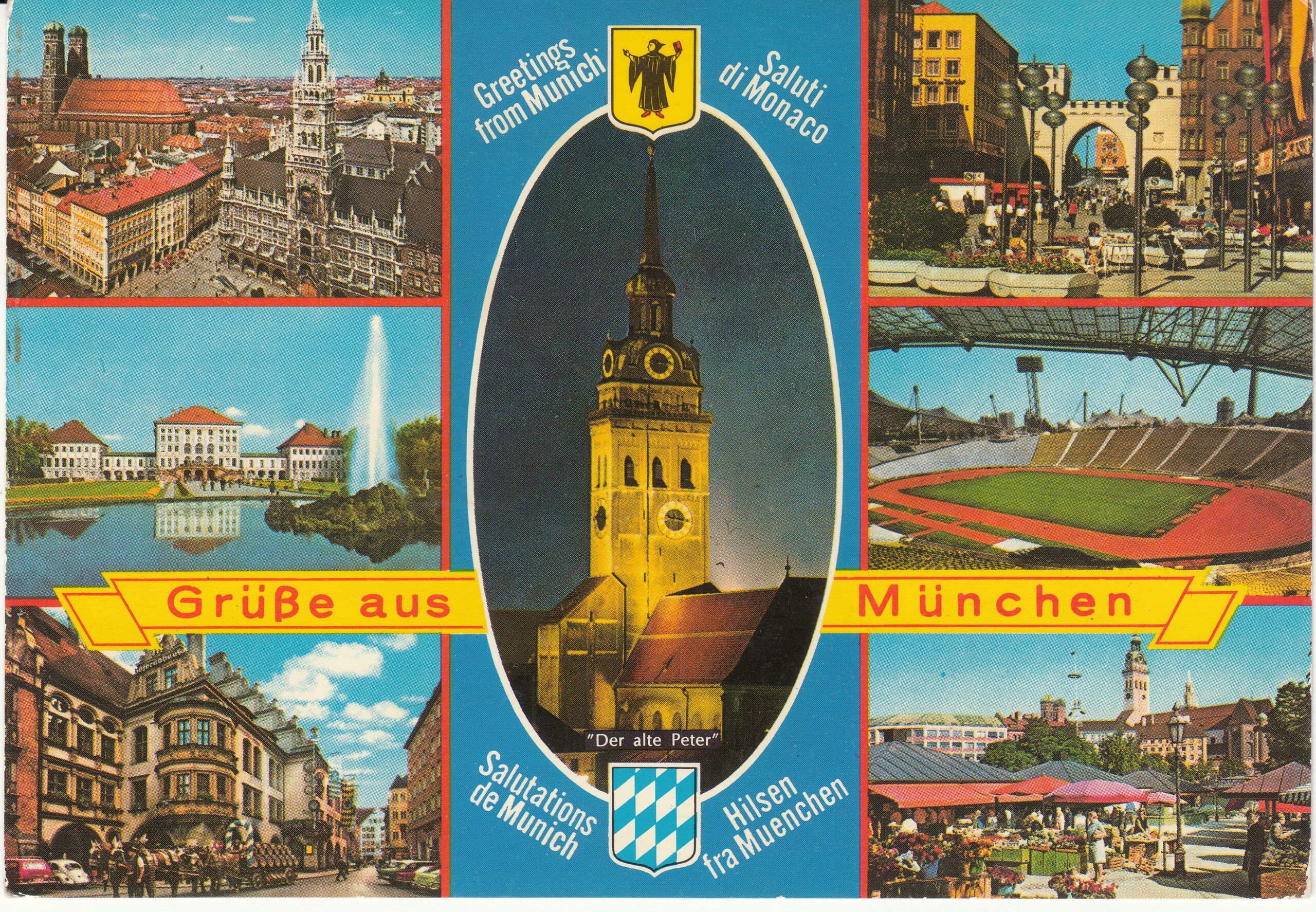0.924-528.31 Krüger Postcard Germany München