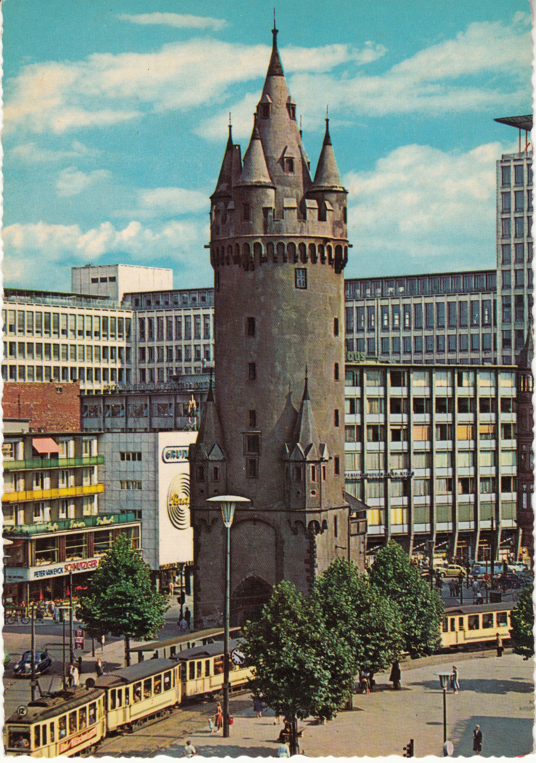 0.925- 10 Krüger Postcard Germany Frankfurt