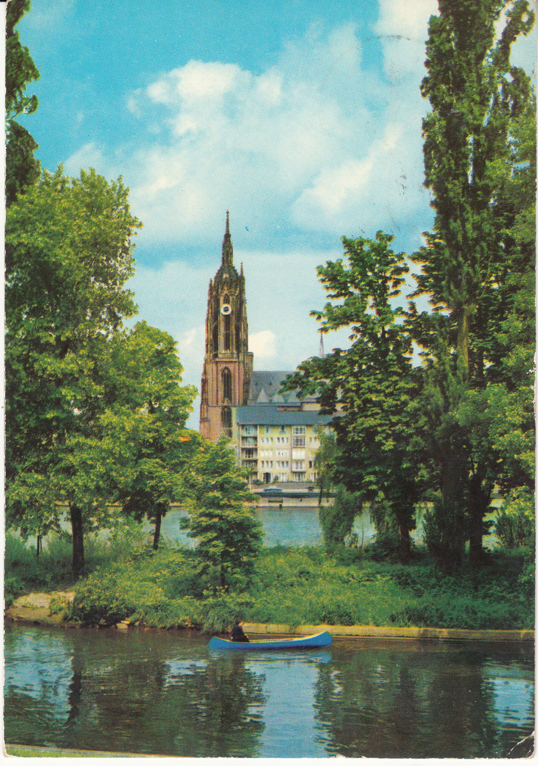 0.925- 41.31 Krüger Postcard Germany Frankfurt