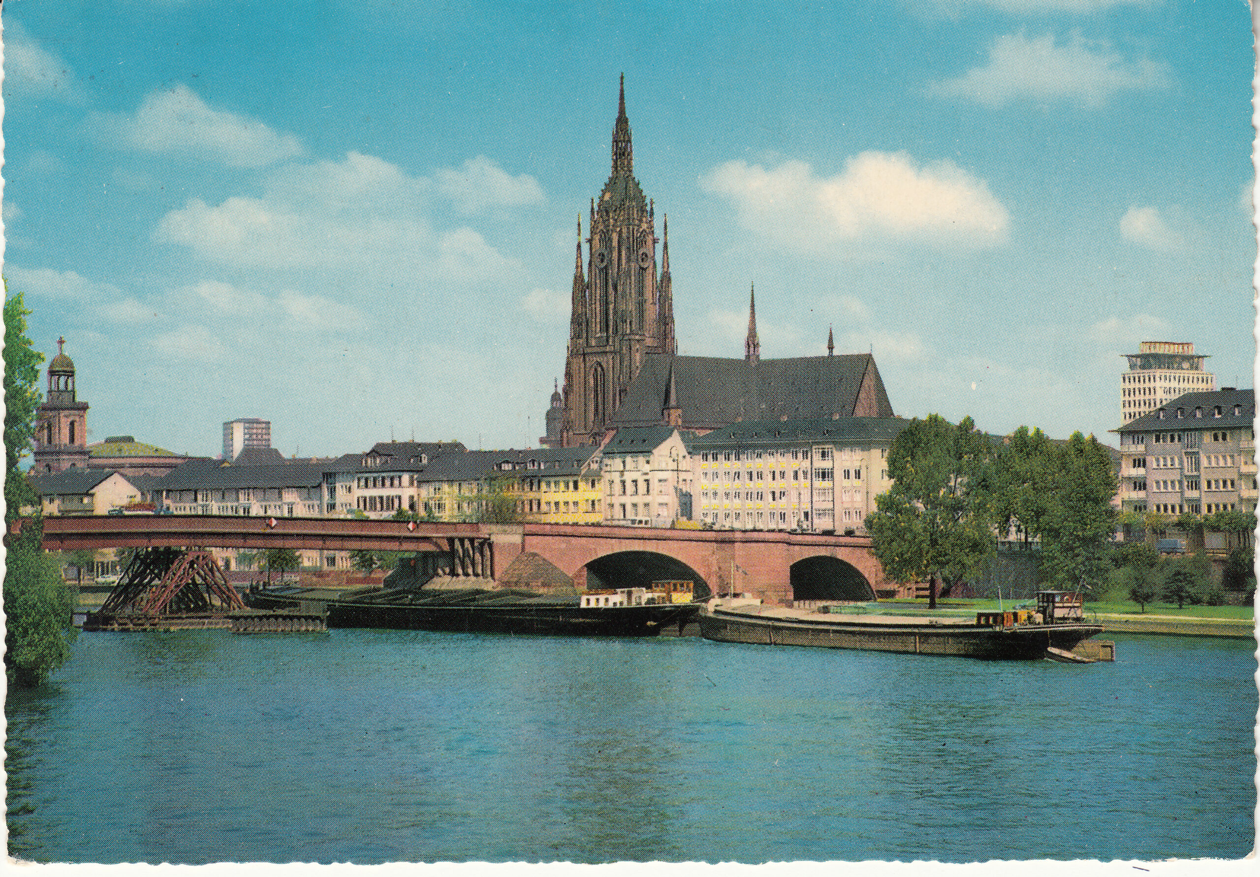 0.925- 44 Krüger Postcard Germany Frankfurt